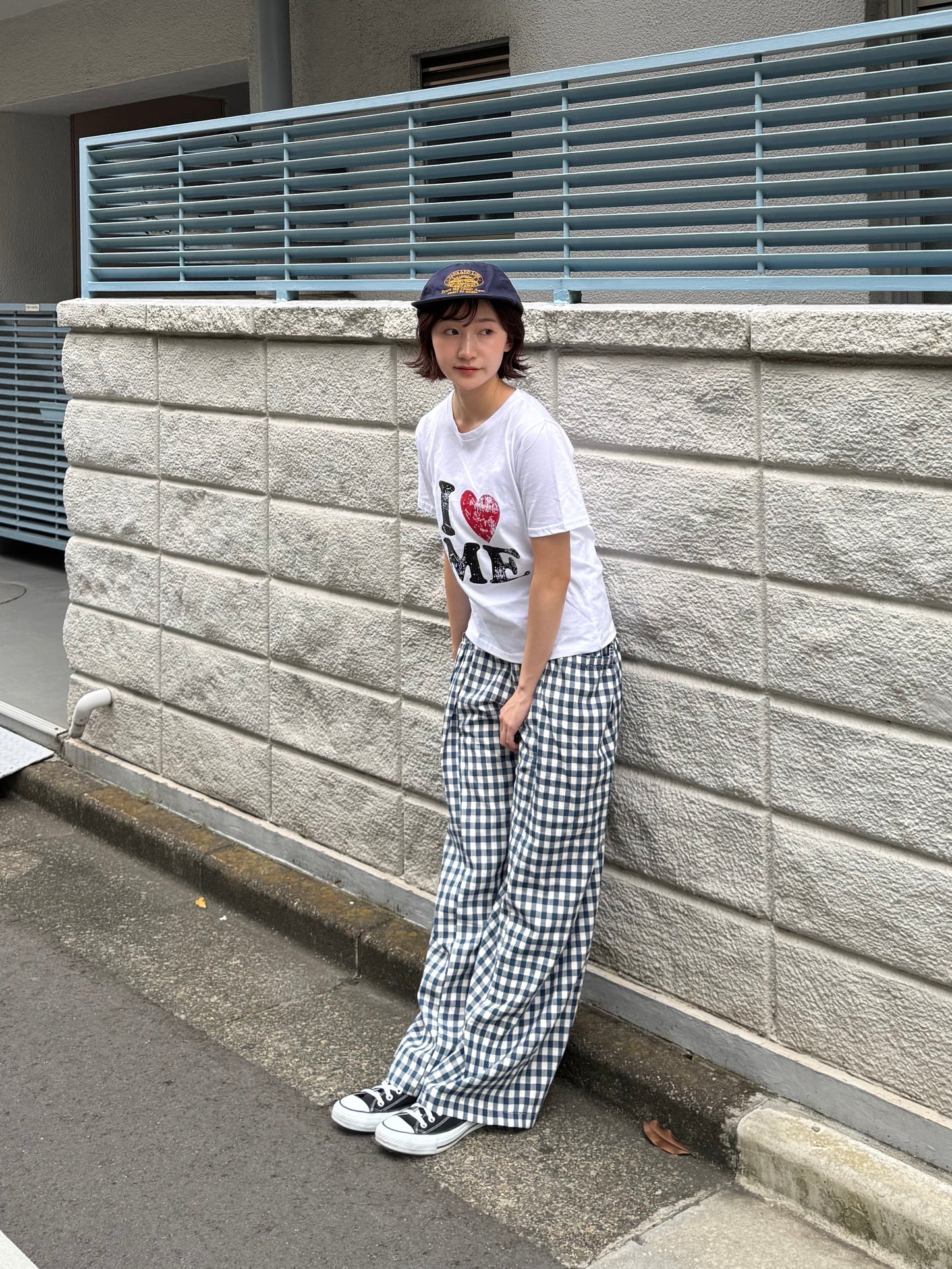 サイドポケットチェックパンツ DPB91014