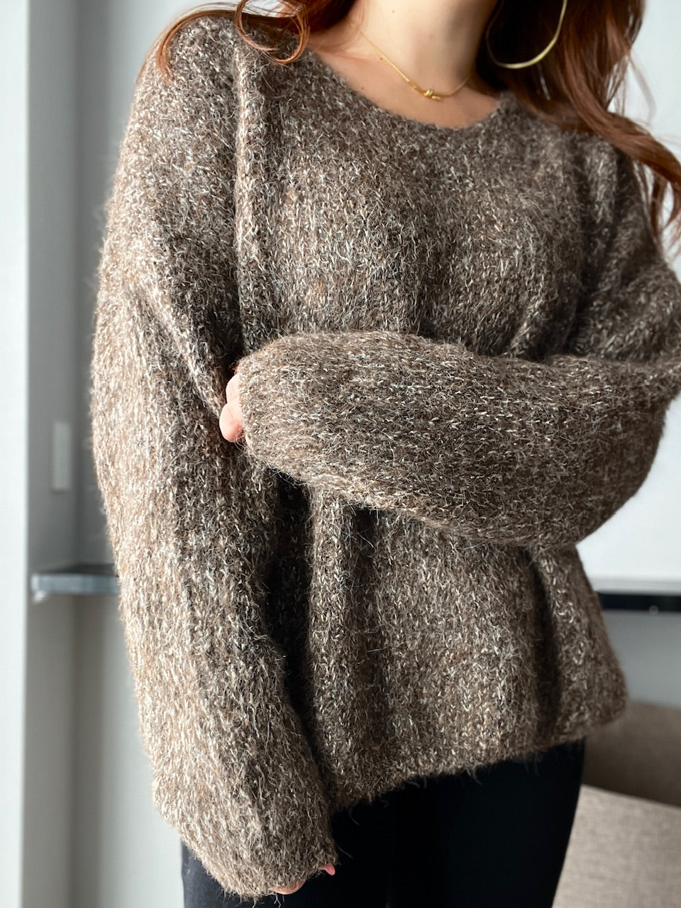 オーバーサイズニット DPB56349