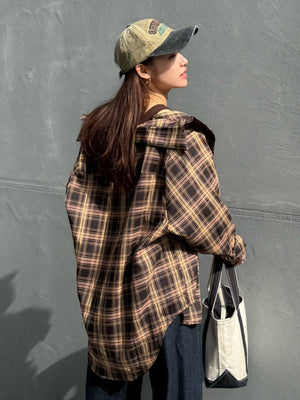 ブラウンチェックシャツ DPB47461