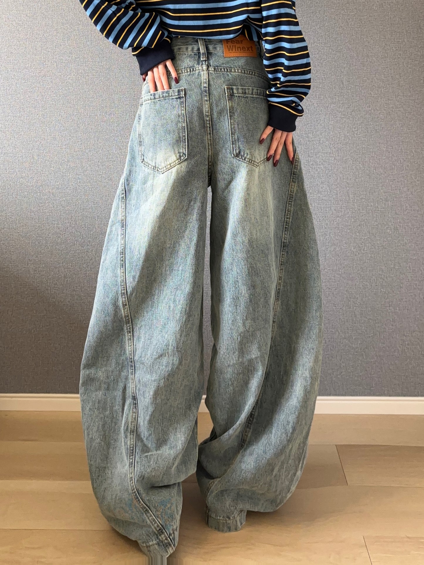 ワイドデニムパンツ DPB88136