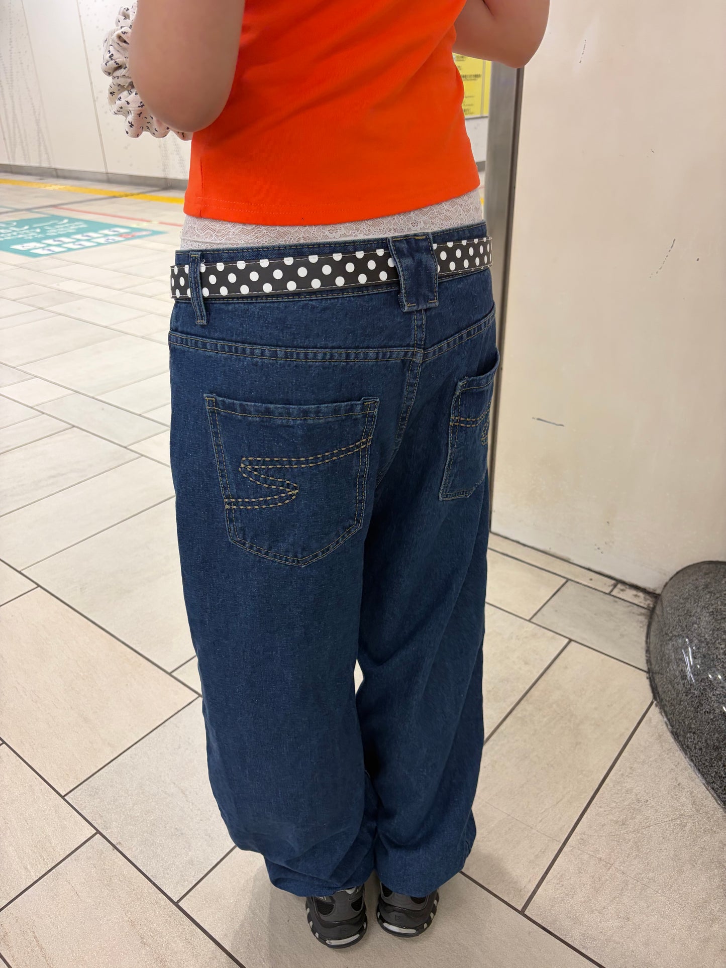 ワイドフィットデニムパンツ DPB92157