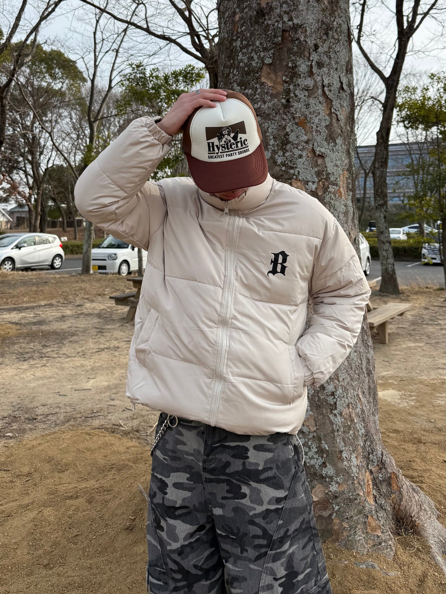 ユニセックスロゴダウン DPB73584