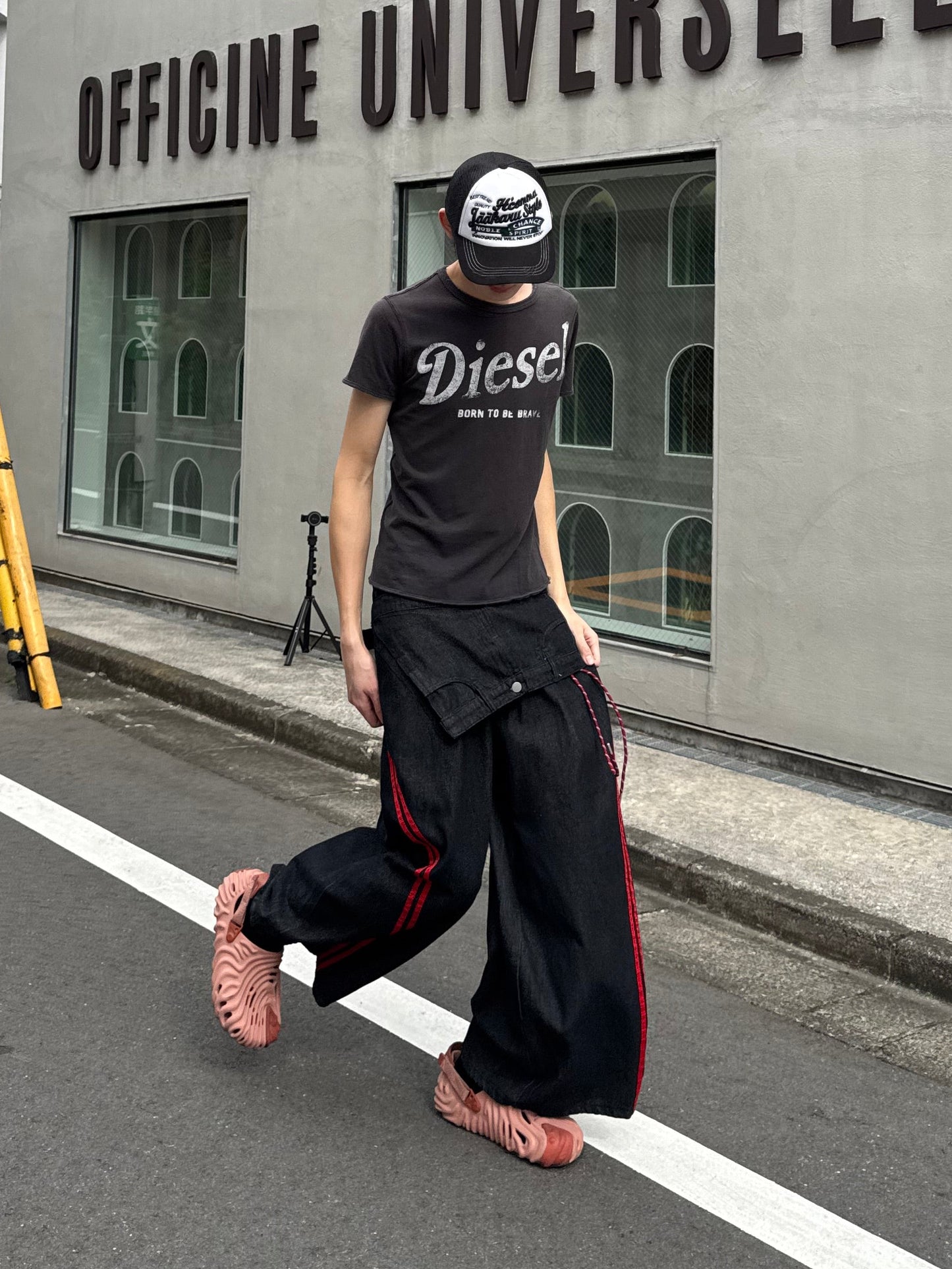 ウエストレイヤードデニムパンツ DPC05035
