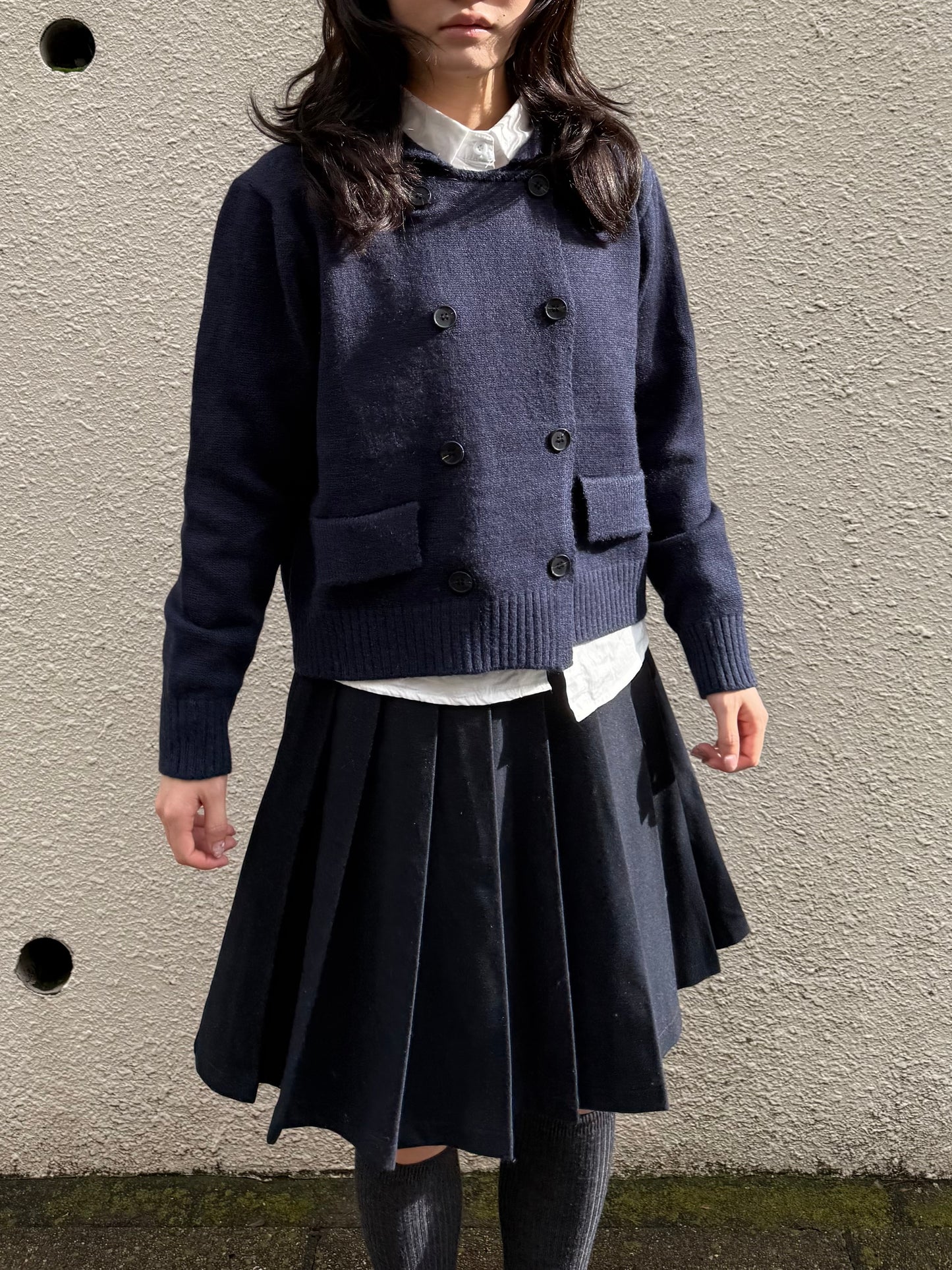 ダブルボタンセーター DPA43736