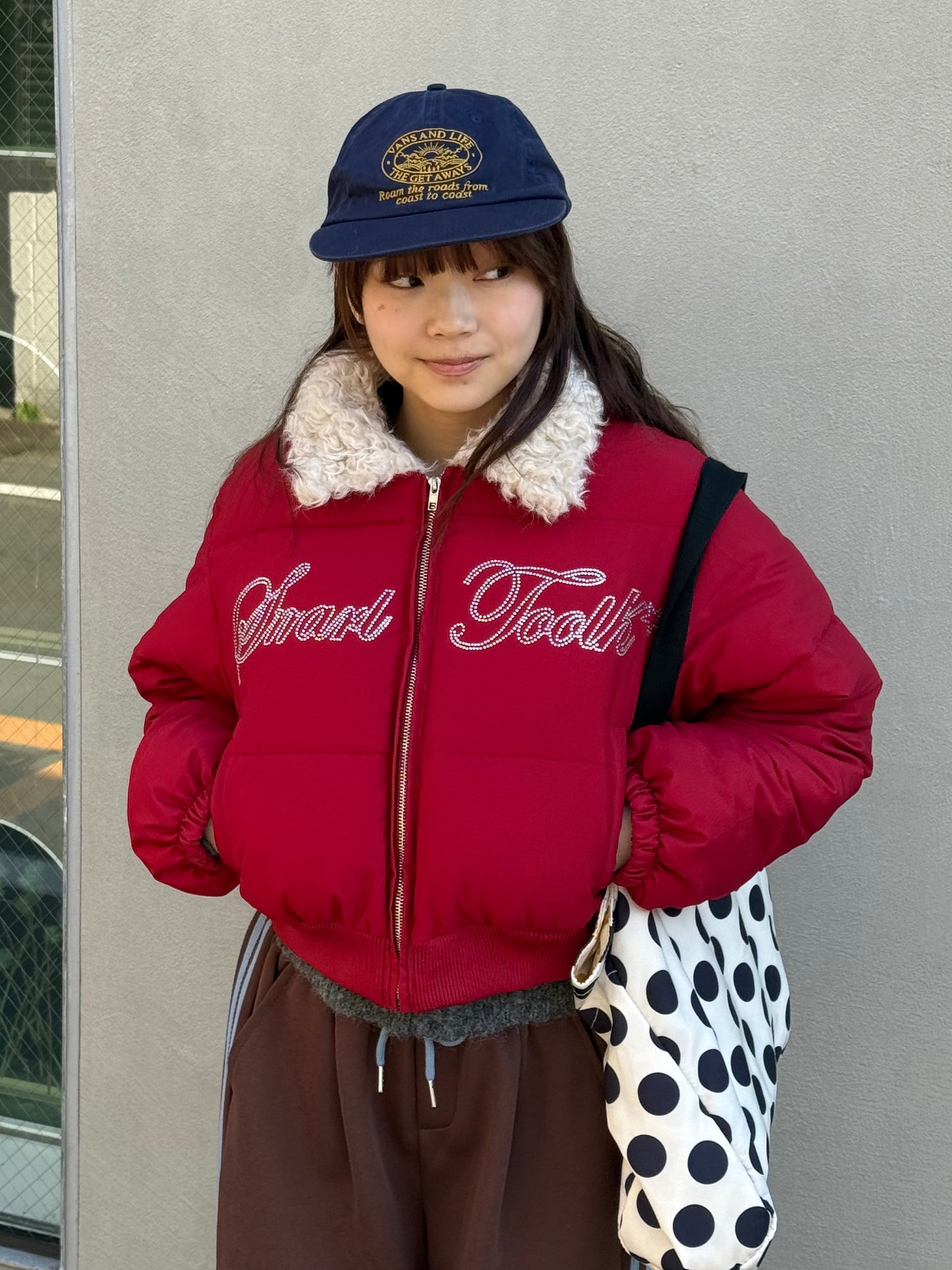 ラメロゴ中綿ジャケット DPB91072