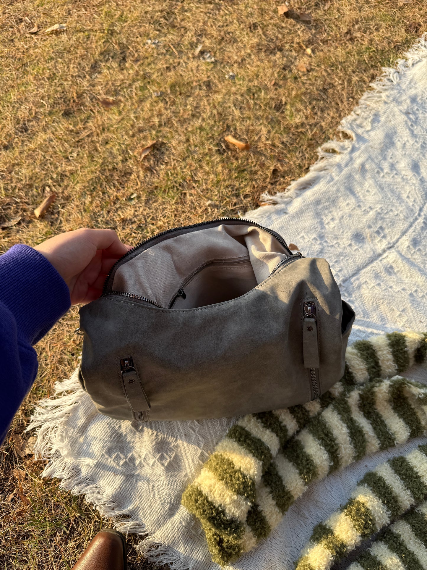 スエードショルダーバッグ DPC01019