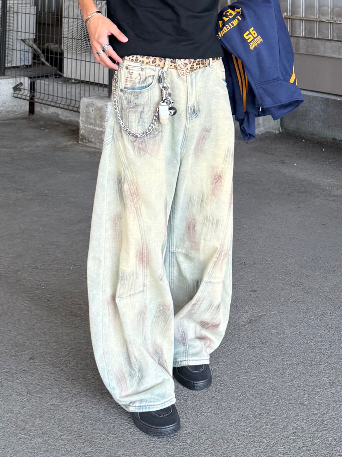 ダメージデザインデニムパンツ DPB90051