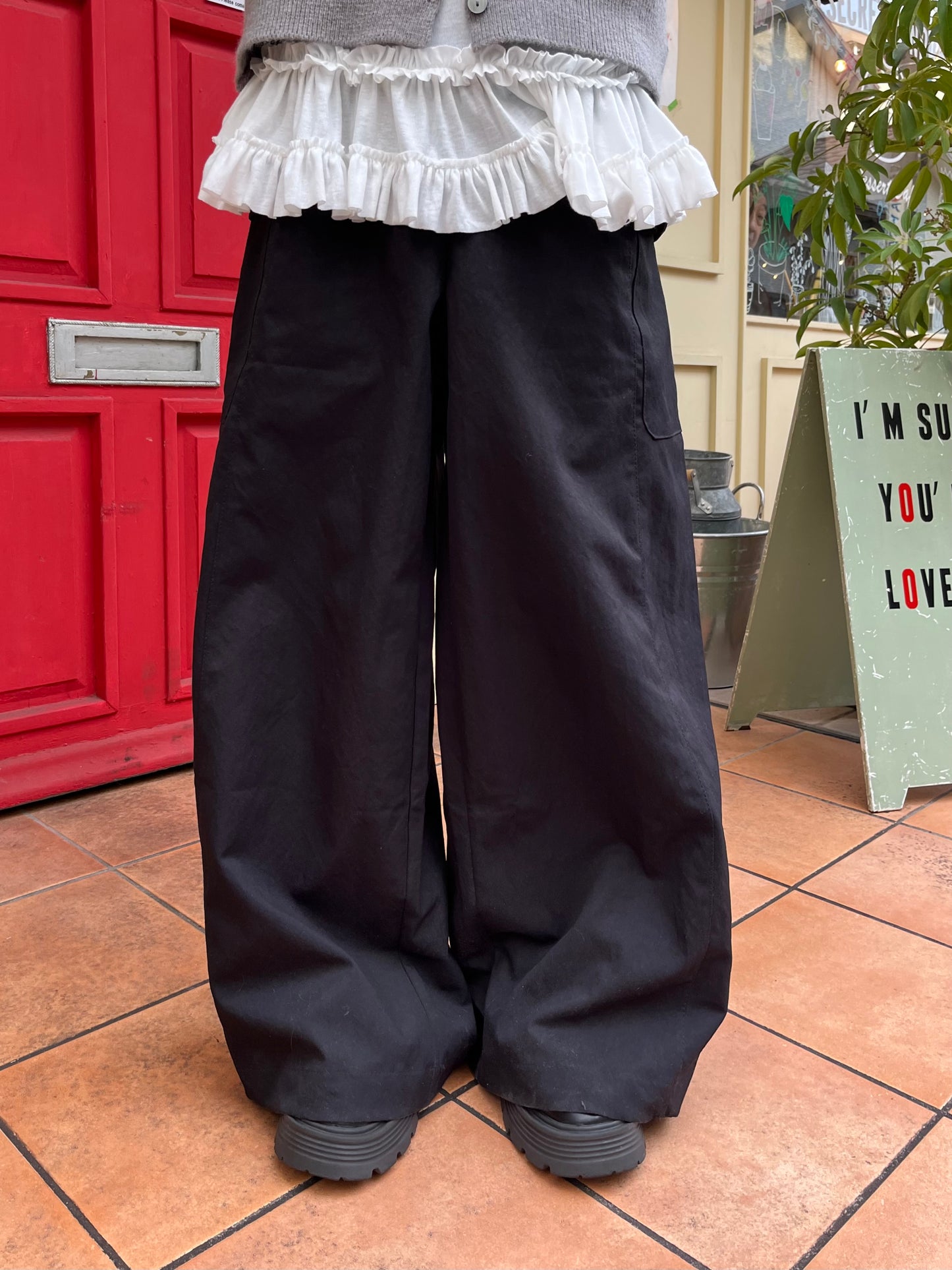 ワイドスラックスパンツ DPB94028