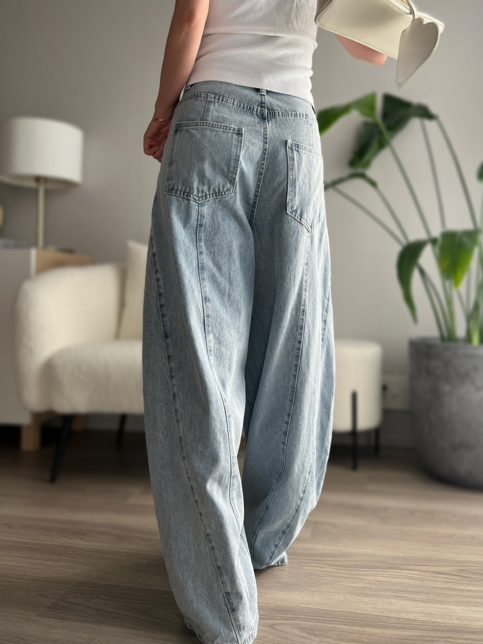 カーブシルエットデニムパンツ DPB56325