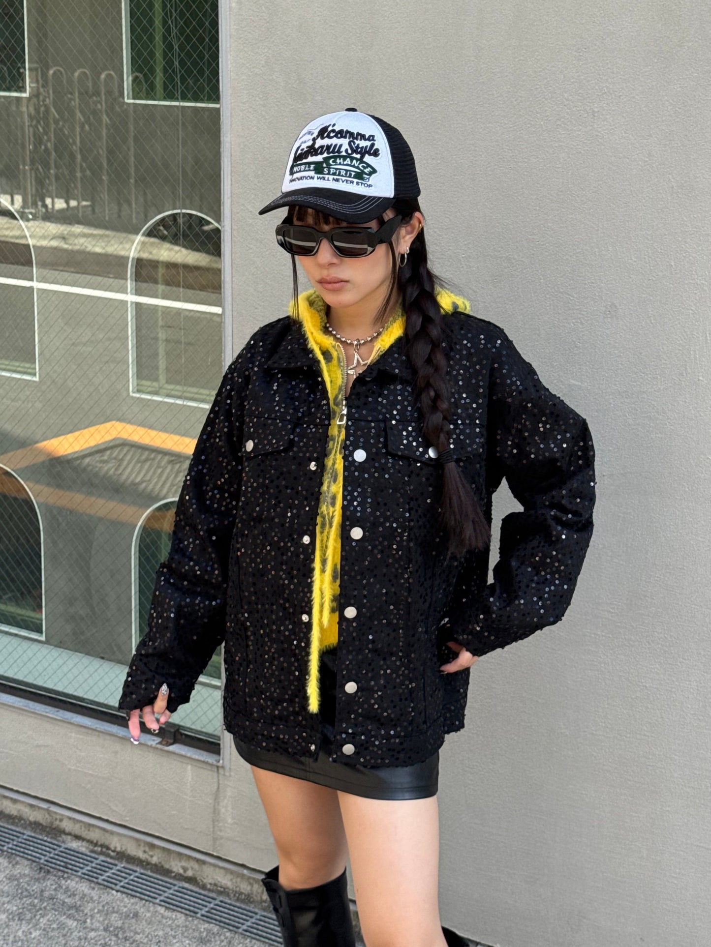 スパンコールデニムジャケット DPB86146