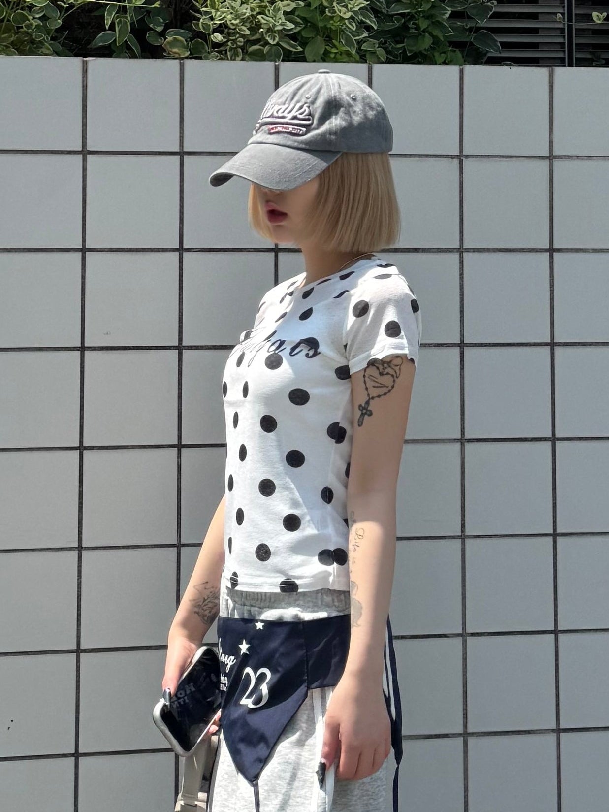ドットナンバーミニTシャツ DPB86282