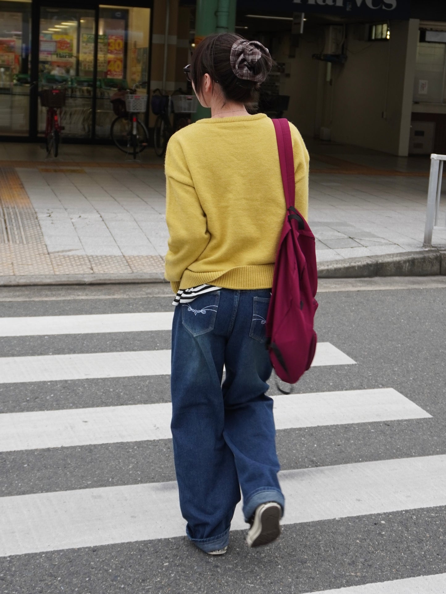 ストレートウォッシュデニムパンツ DPB85346