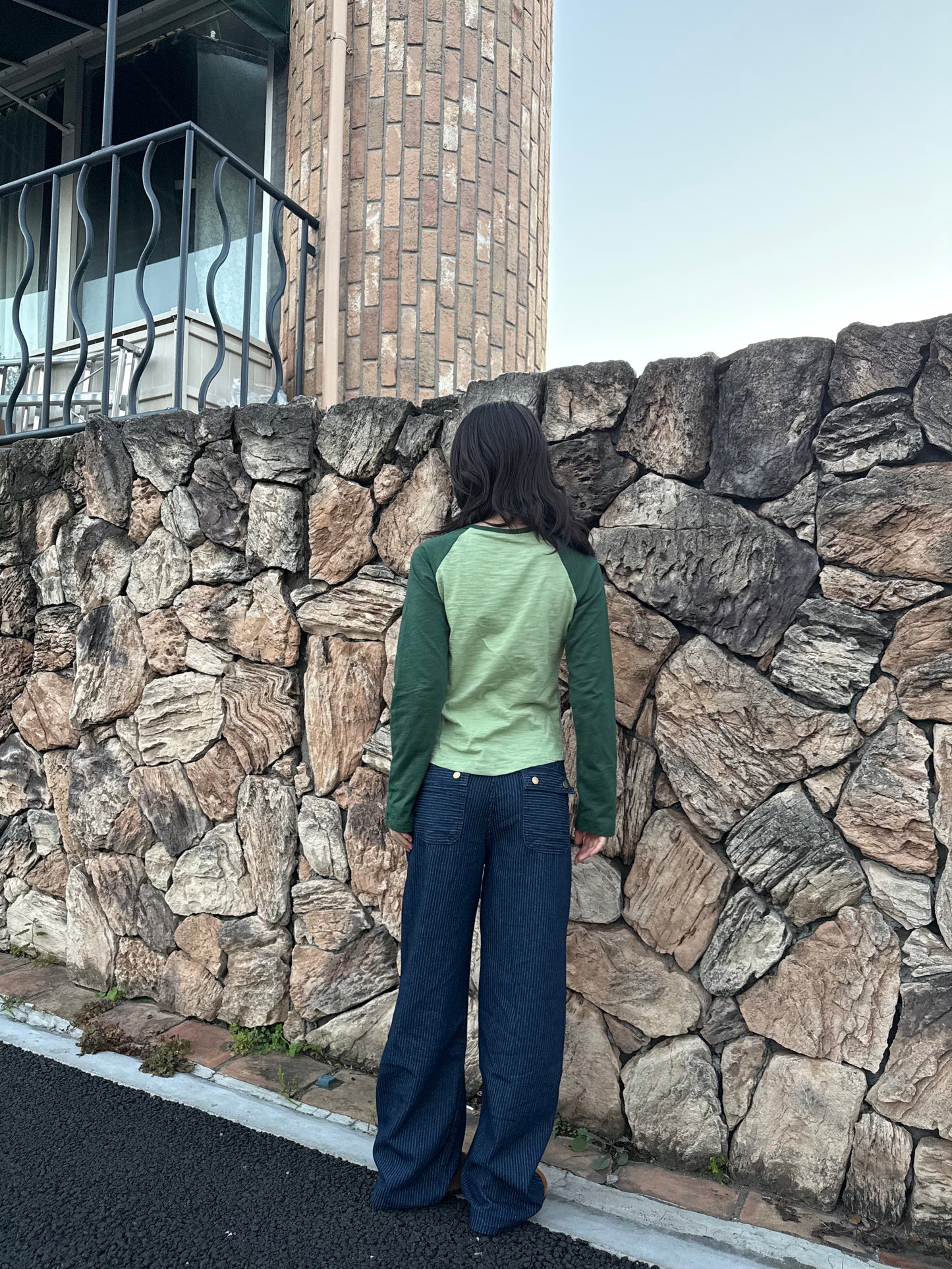 ストライプレトロデニムパンツ DPA43679