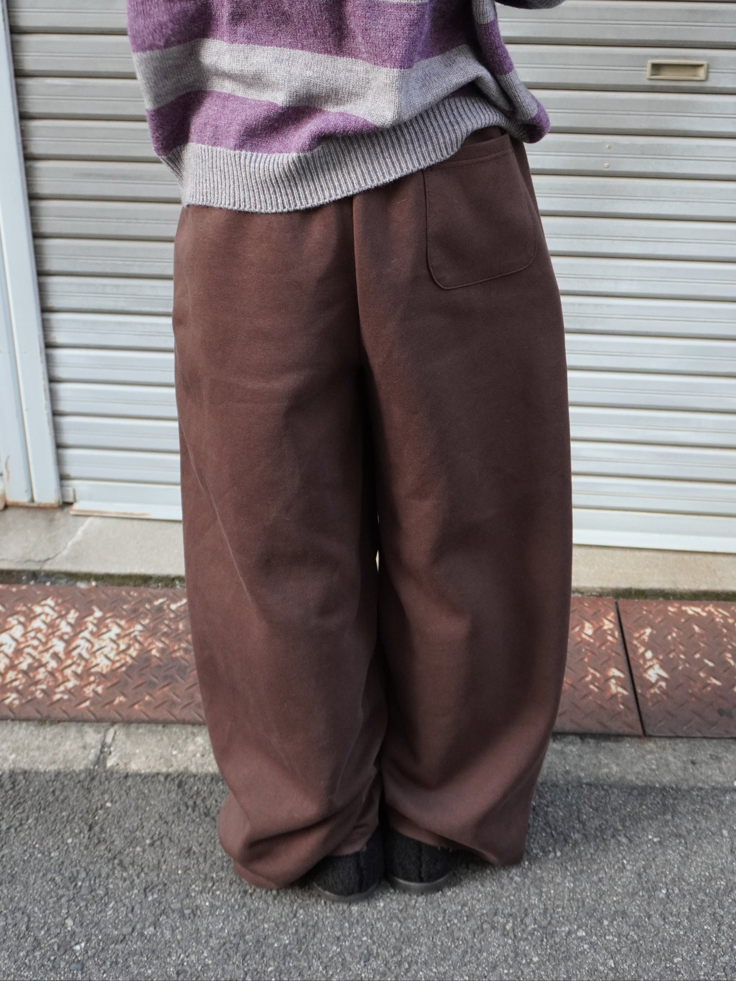 ニットベルトバルーンスウェットパンツ DPB85360