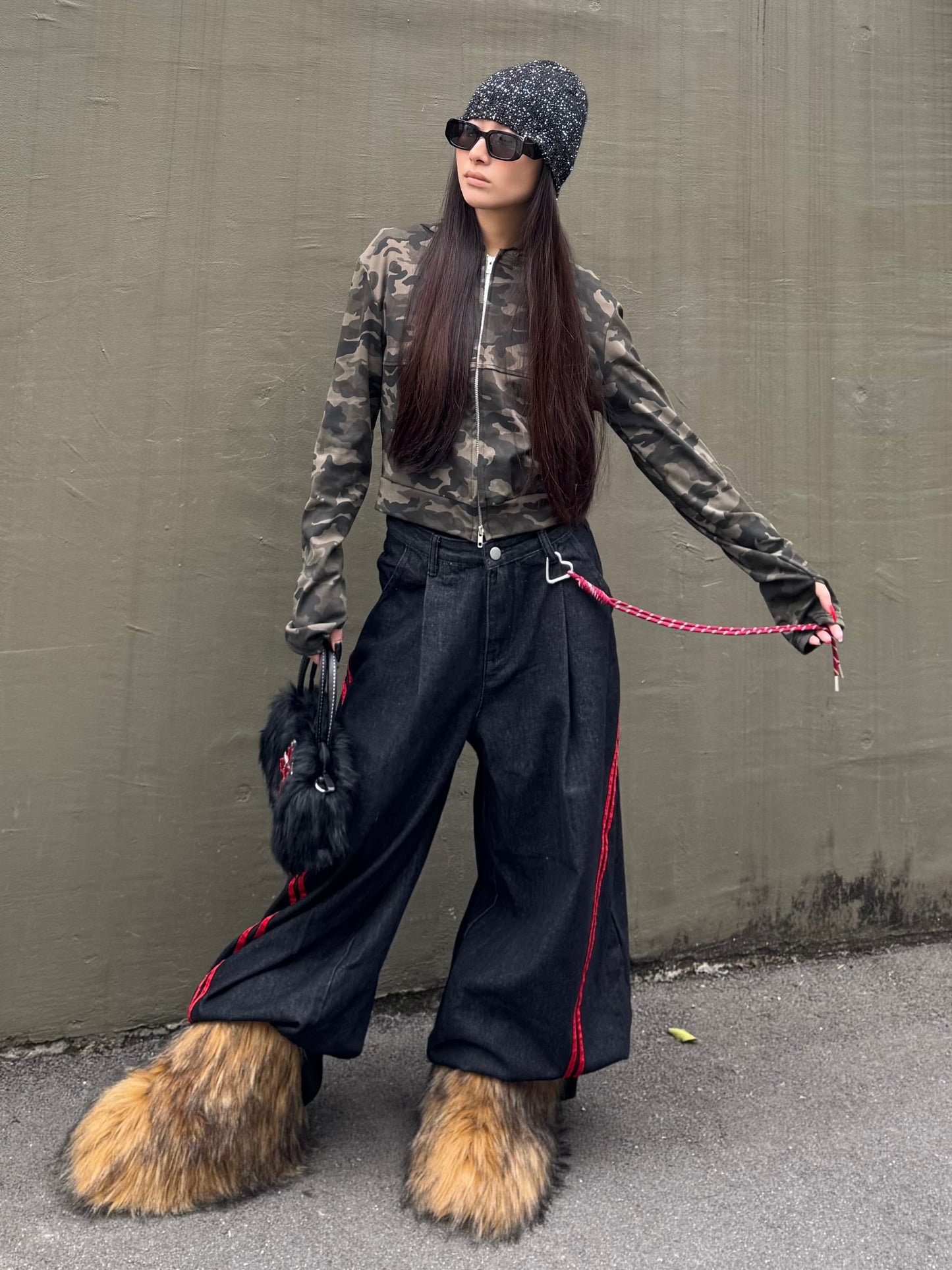 サイドラインスカートパンツ DPB86158