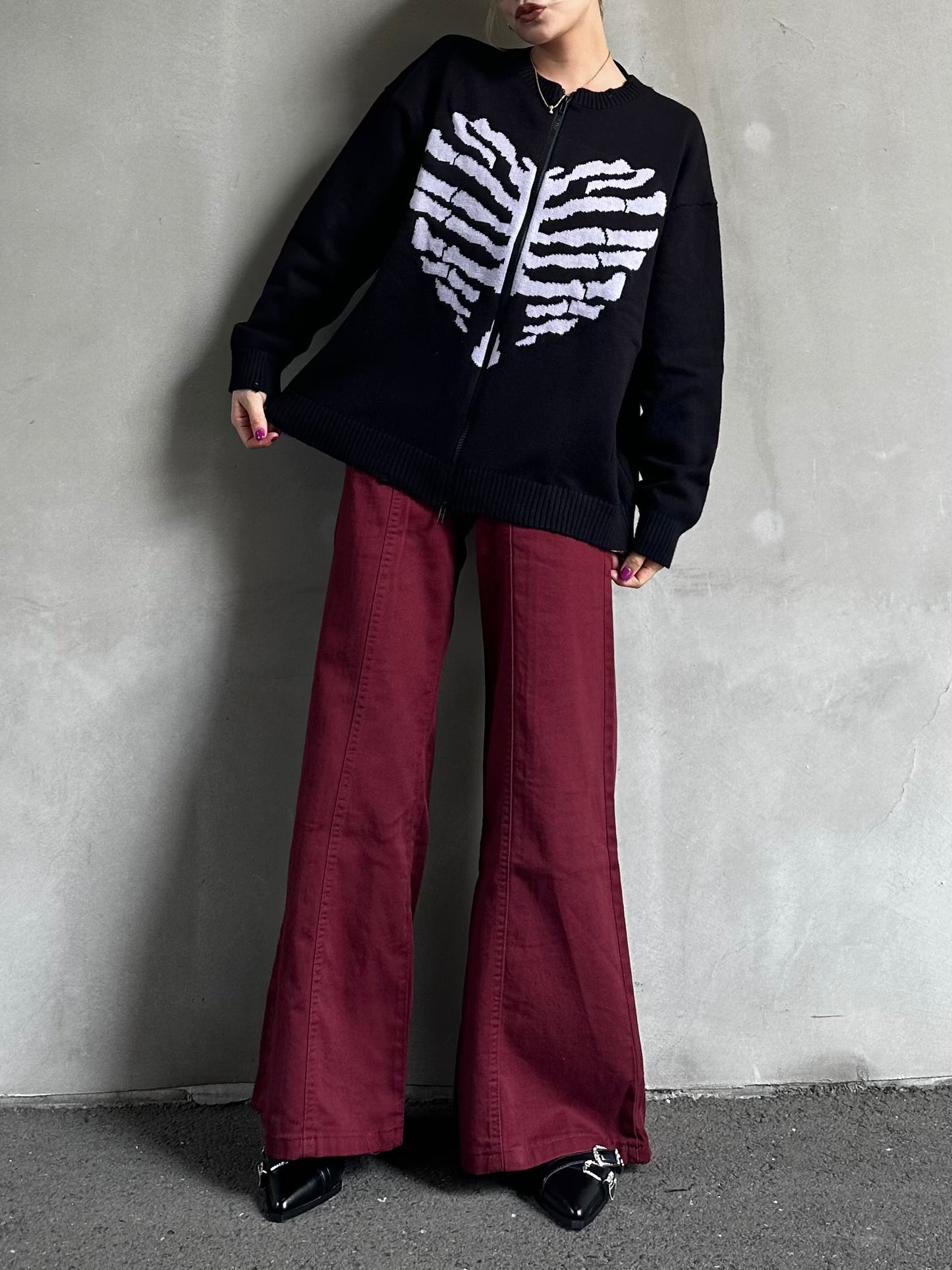 レッドブーツカットパンツ DPB26520