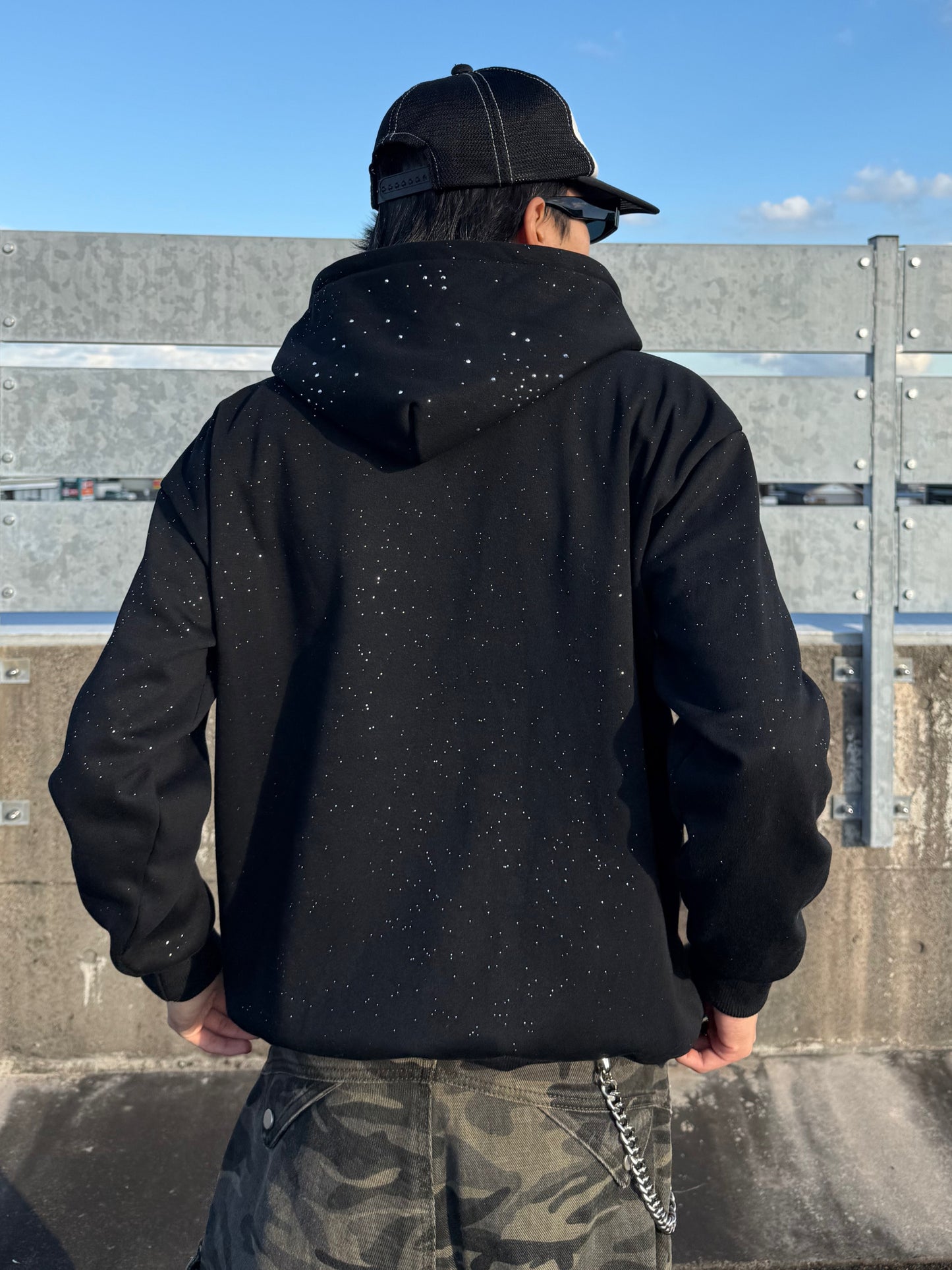 ラメジップパーカー DPB90089