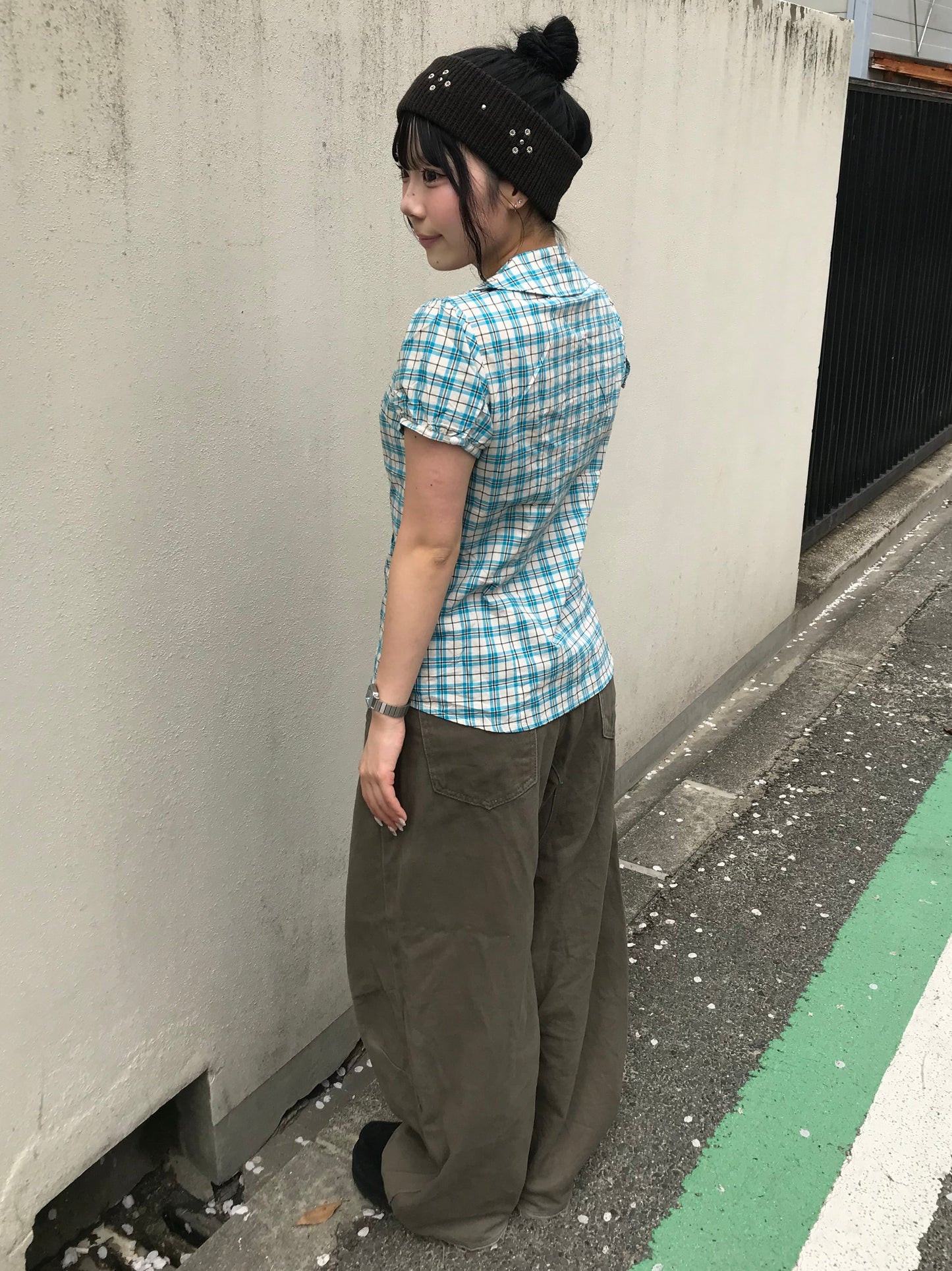 スカイブルーチェックシャツ DPB89244
