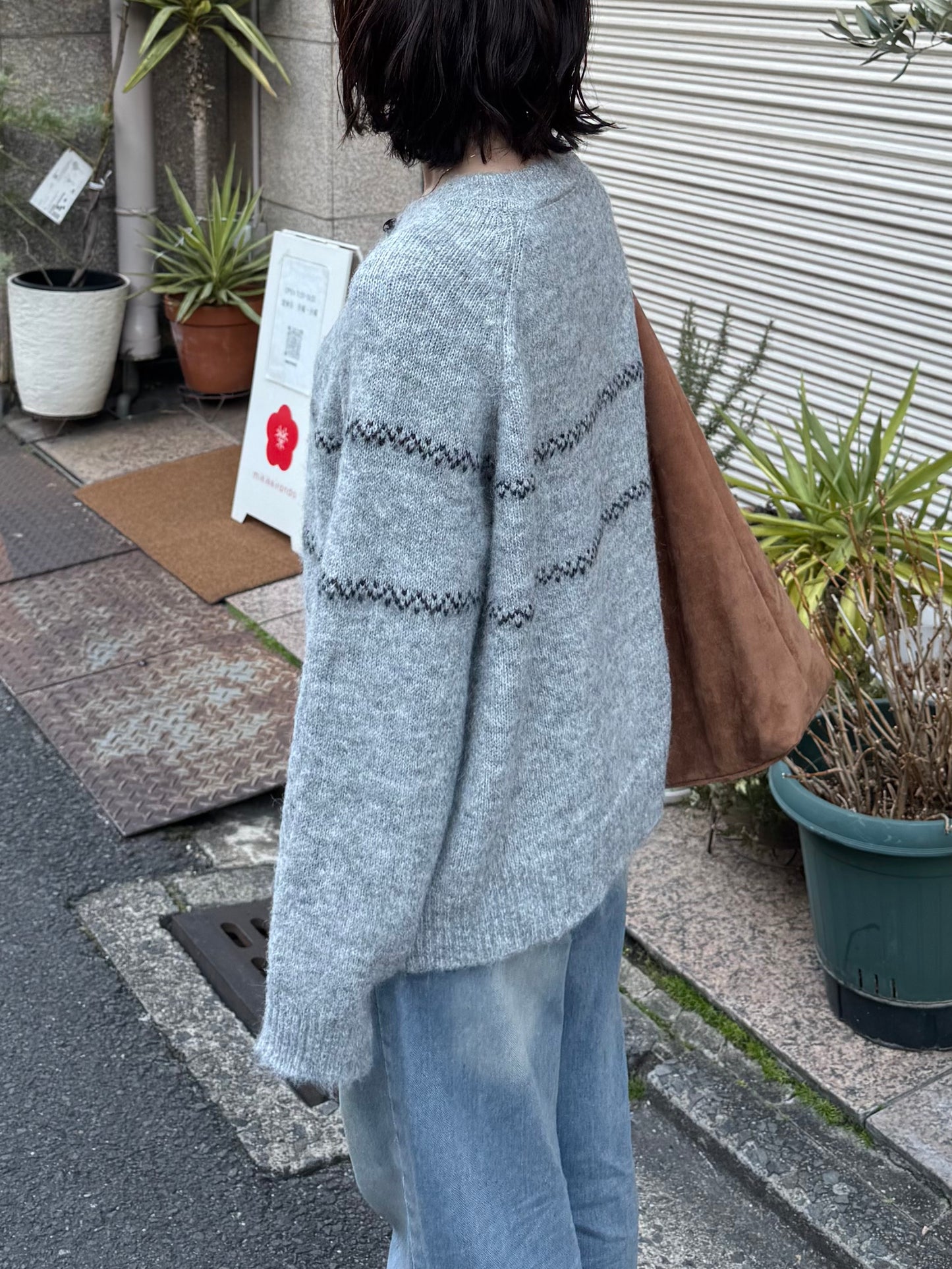 フラワーステッチカーディガン DPC03008