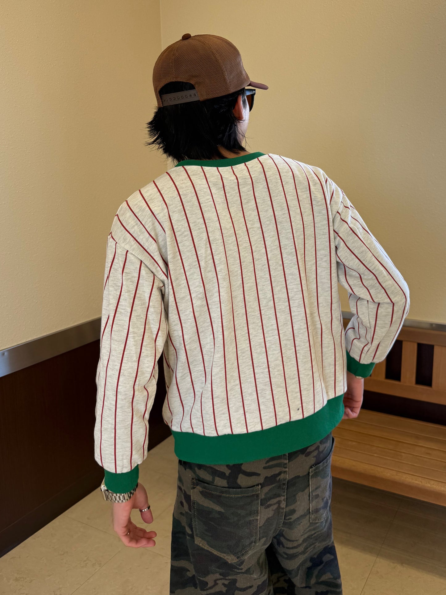 ストライプイタリアスウェット DPB90116