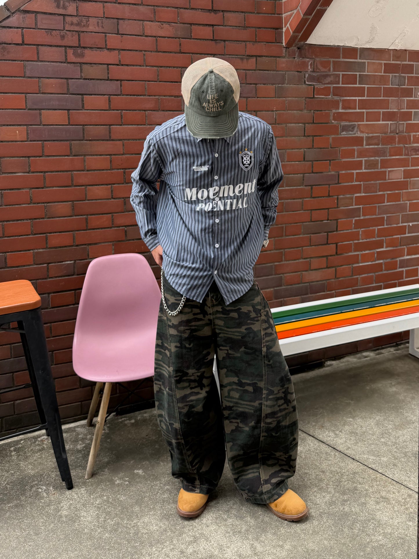 ストリートボーダーシャツ DPB90159