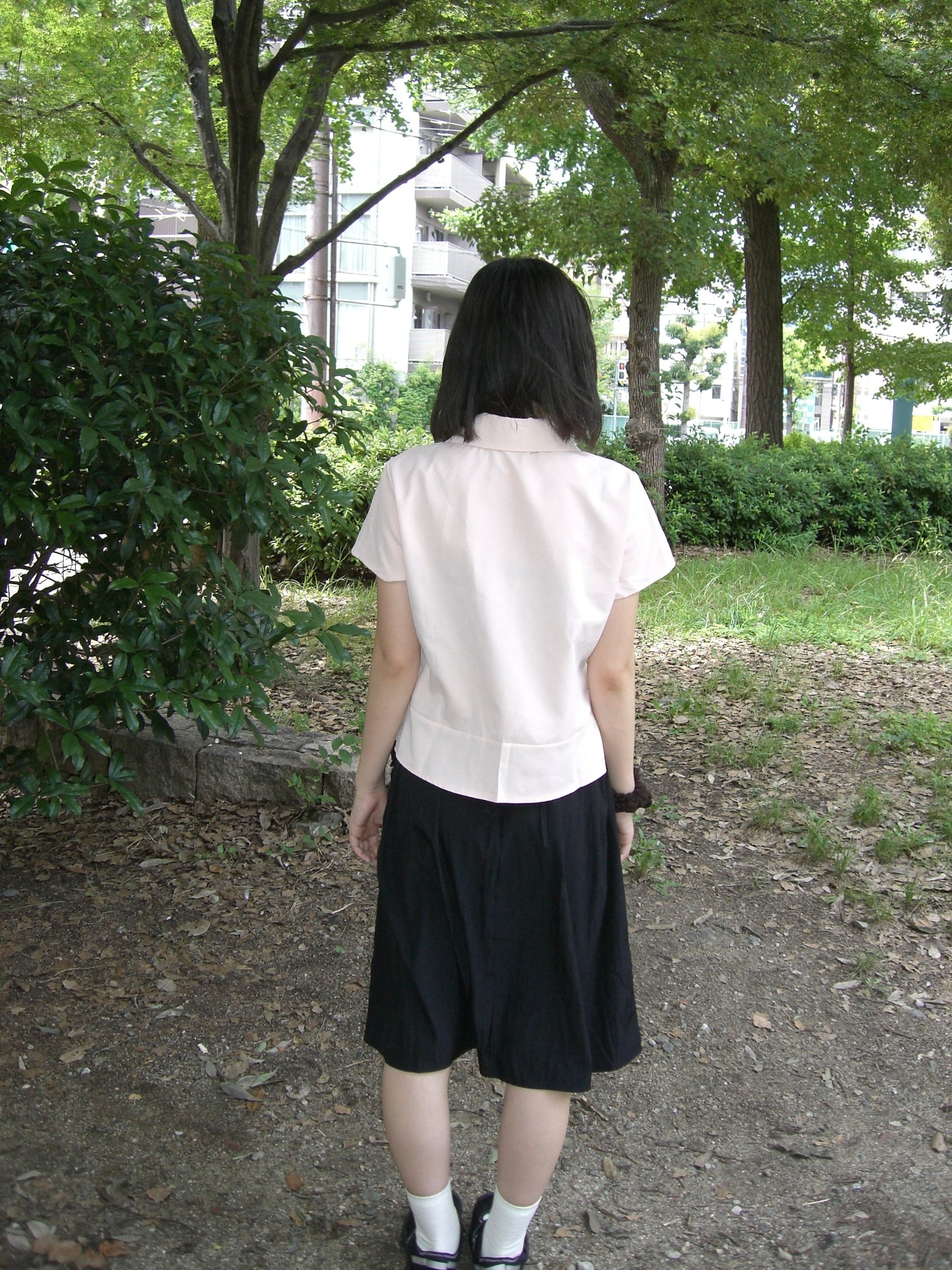 ピンタックスリムブラウス DPB85241