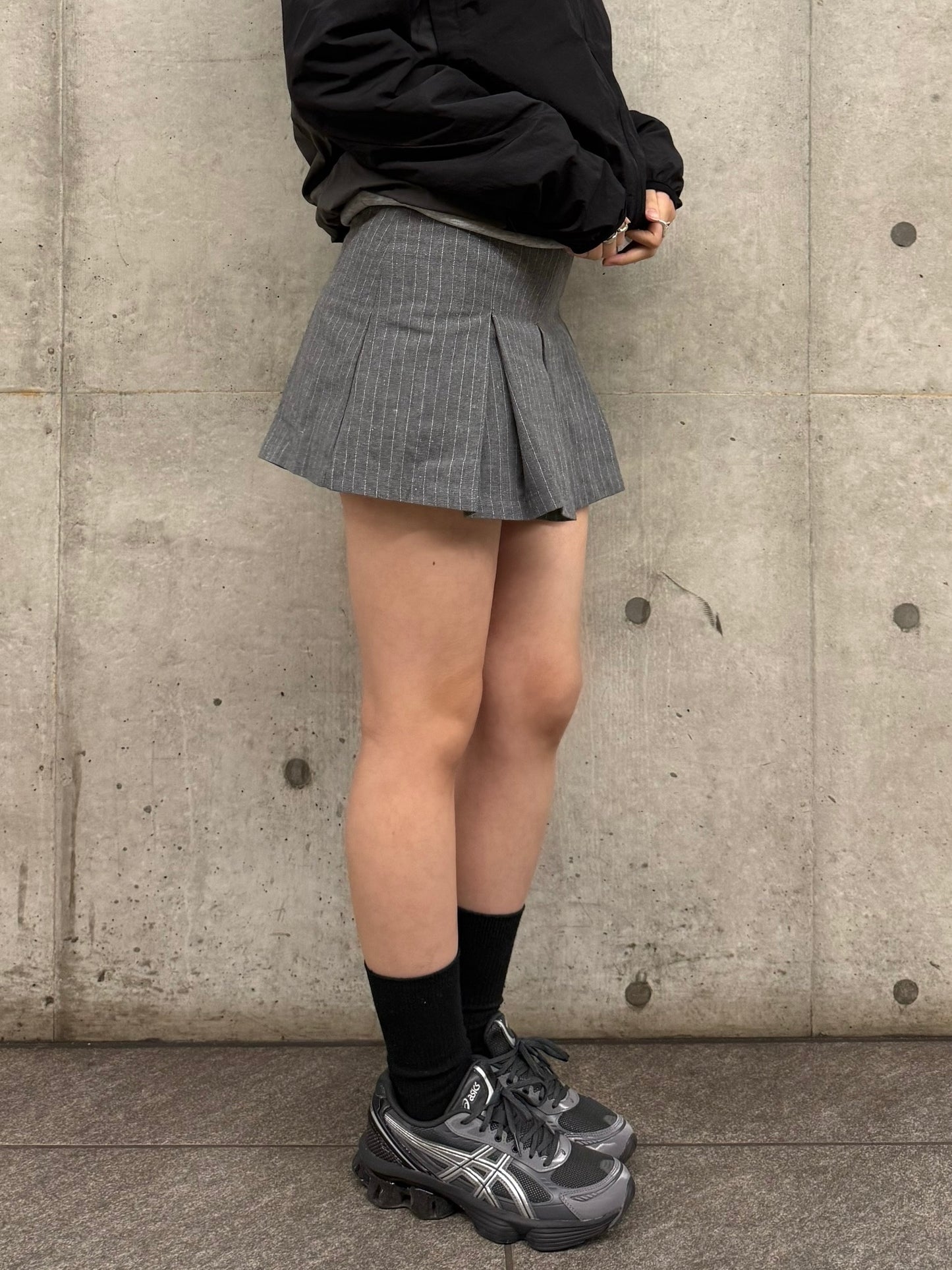 ストライププリーツスカート DPB93079