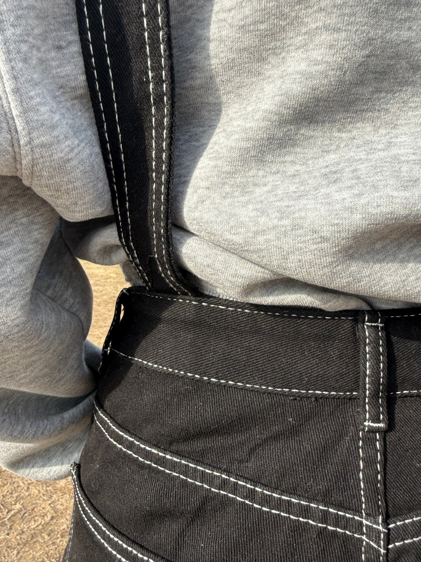 ブラックデニムサロペット DPB73568