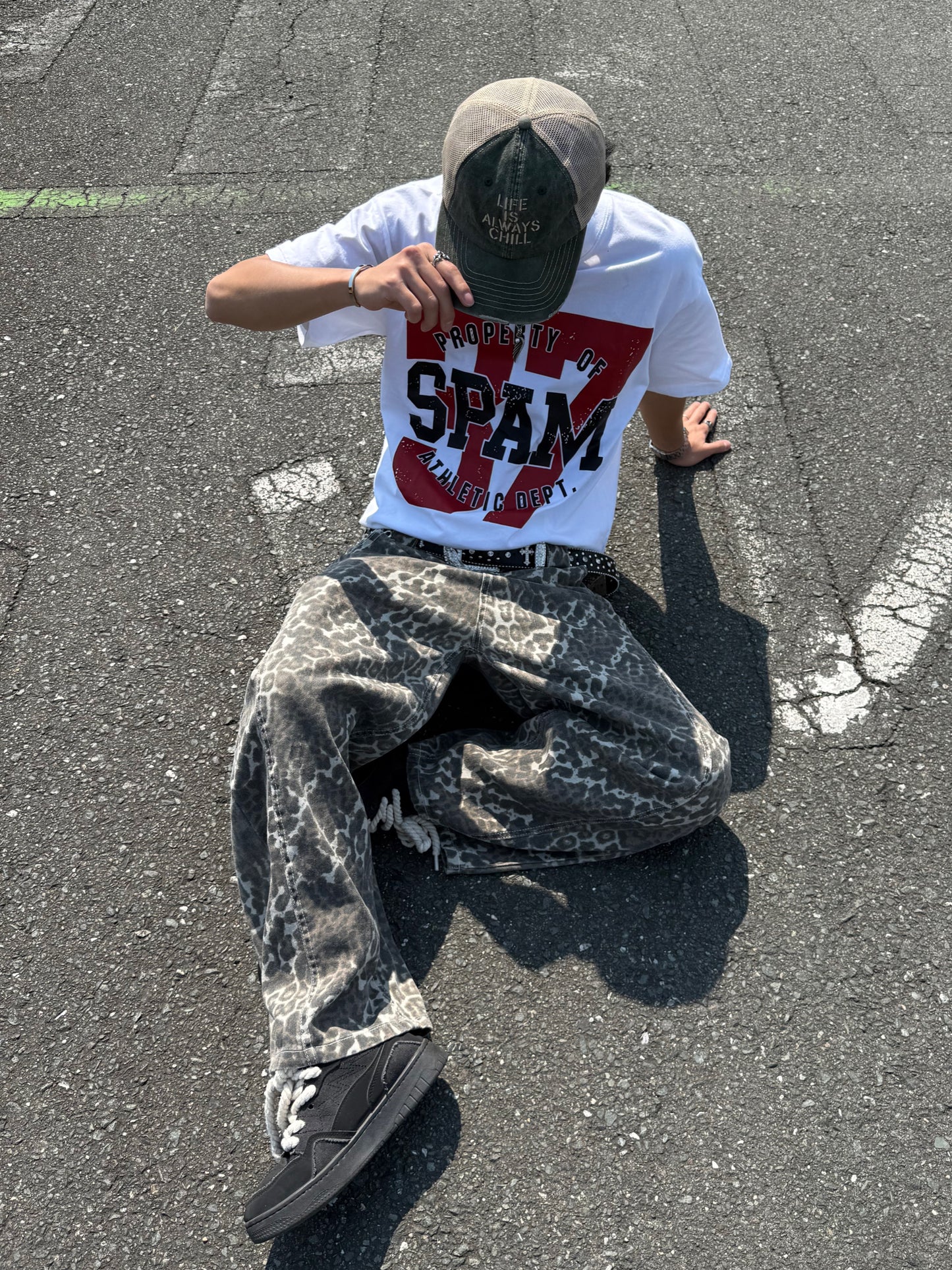 レオパードデニムパンツ DPB90181