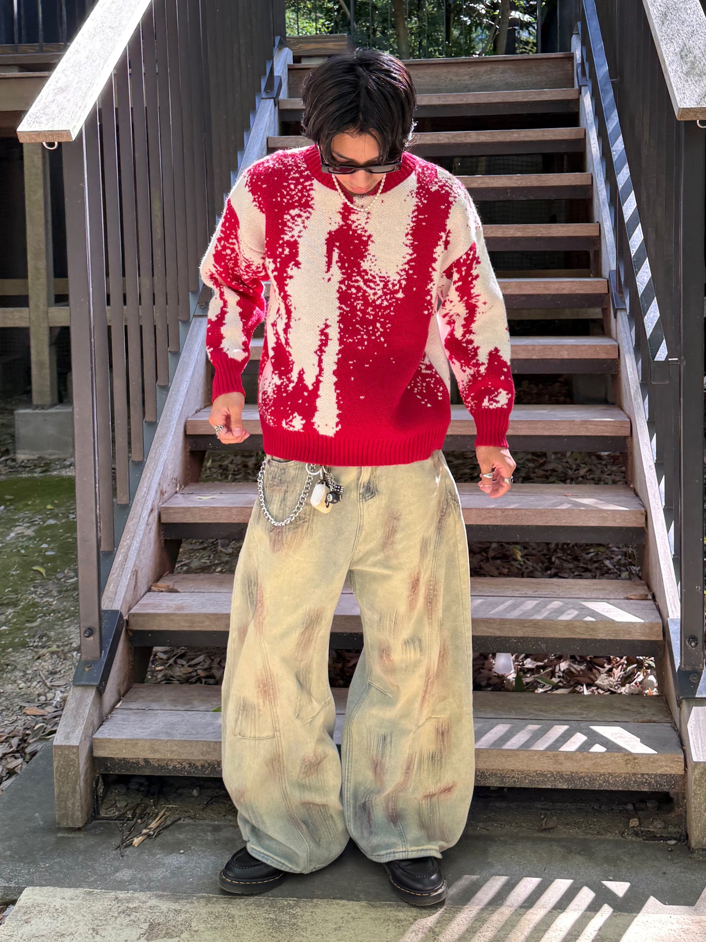 ダメージデザインデニムパンツ DPB90051