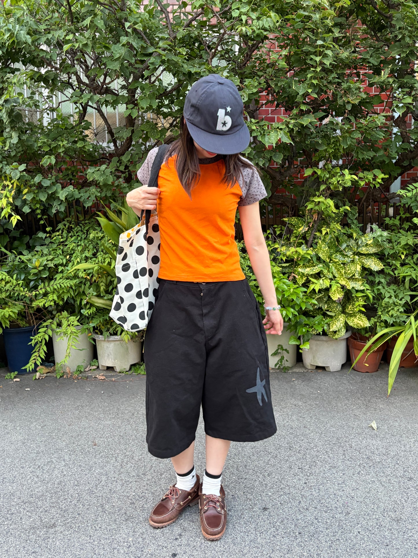 バイカラードットTシャツ DPB99135