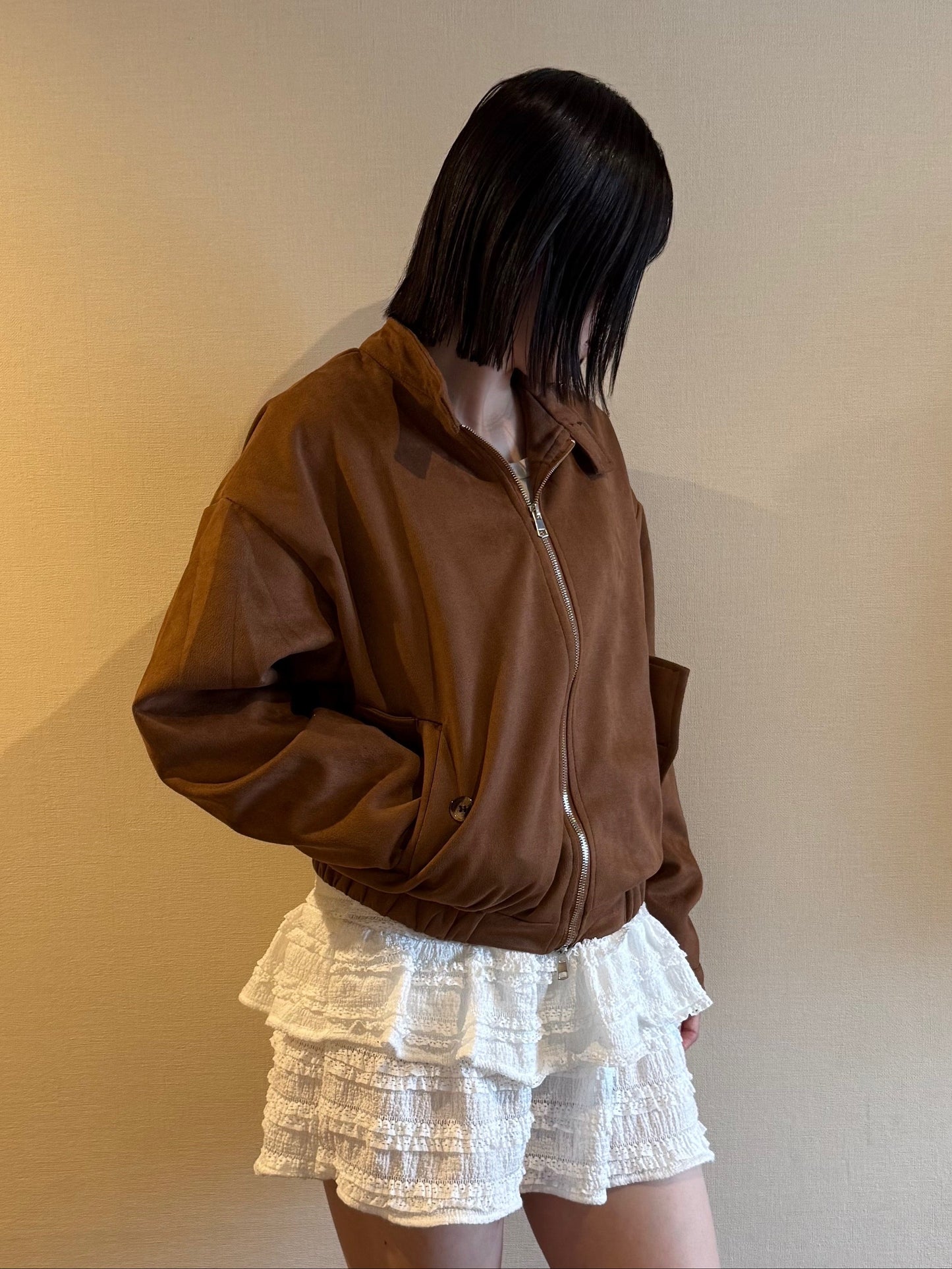 ブラウンスウェードジャケット DPB93022