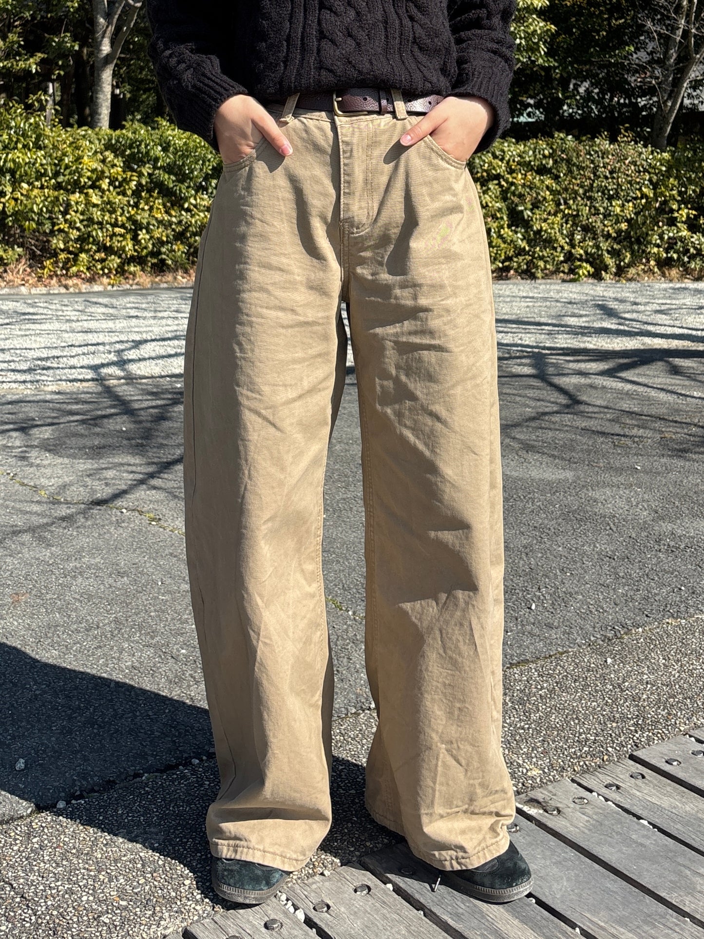 カーブベージュパンツ DPB63272