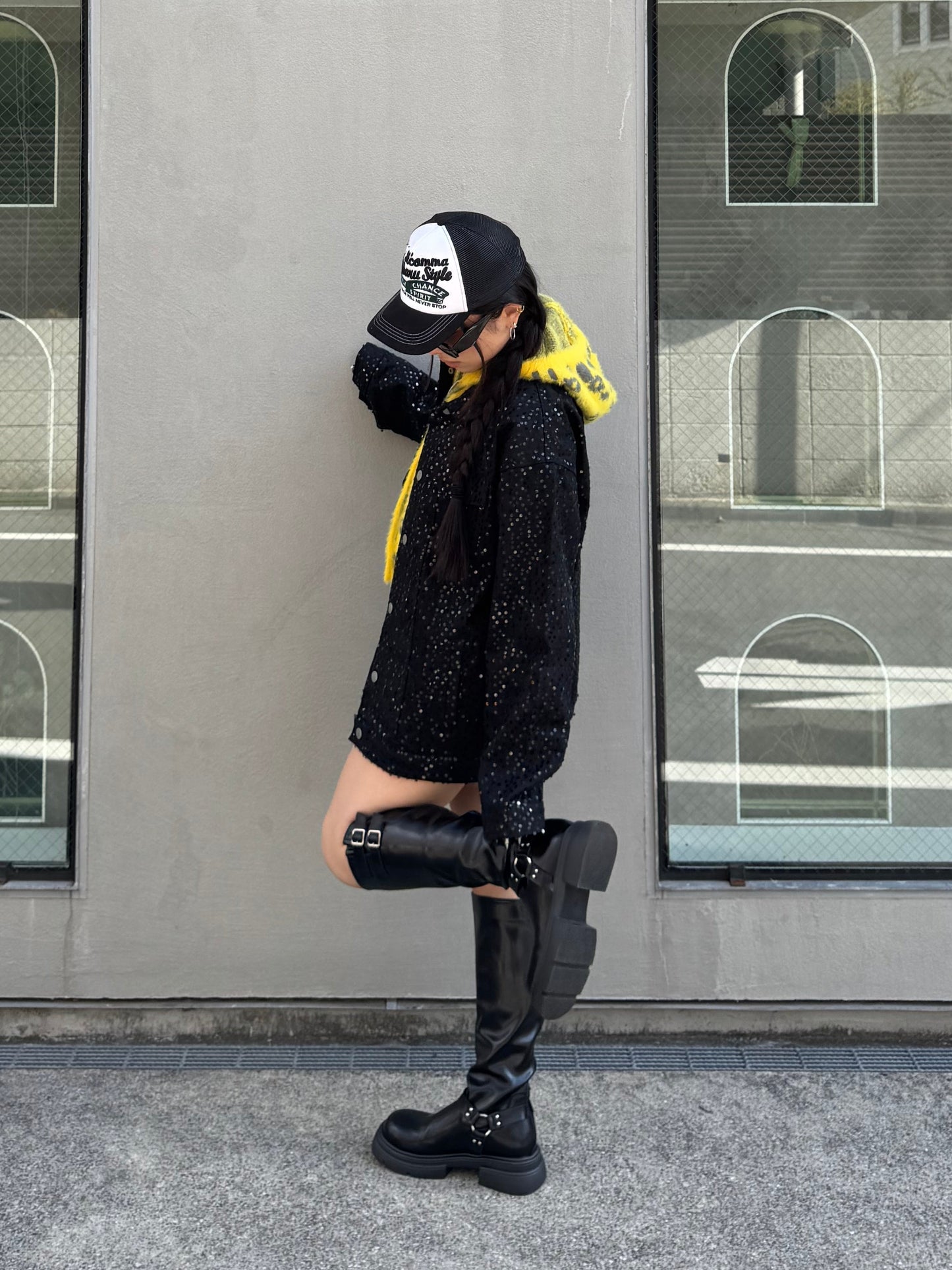 スパンコールデニムジャケット DPB86146