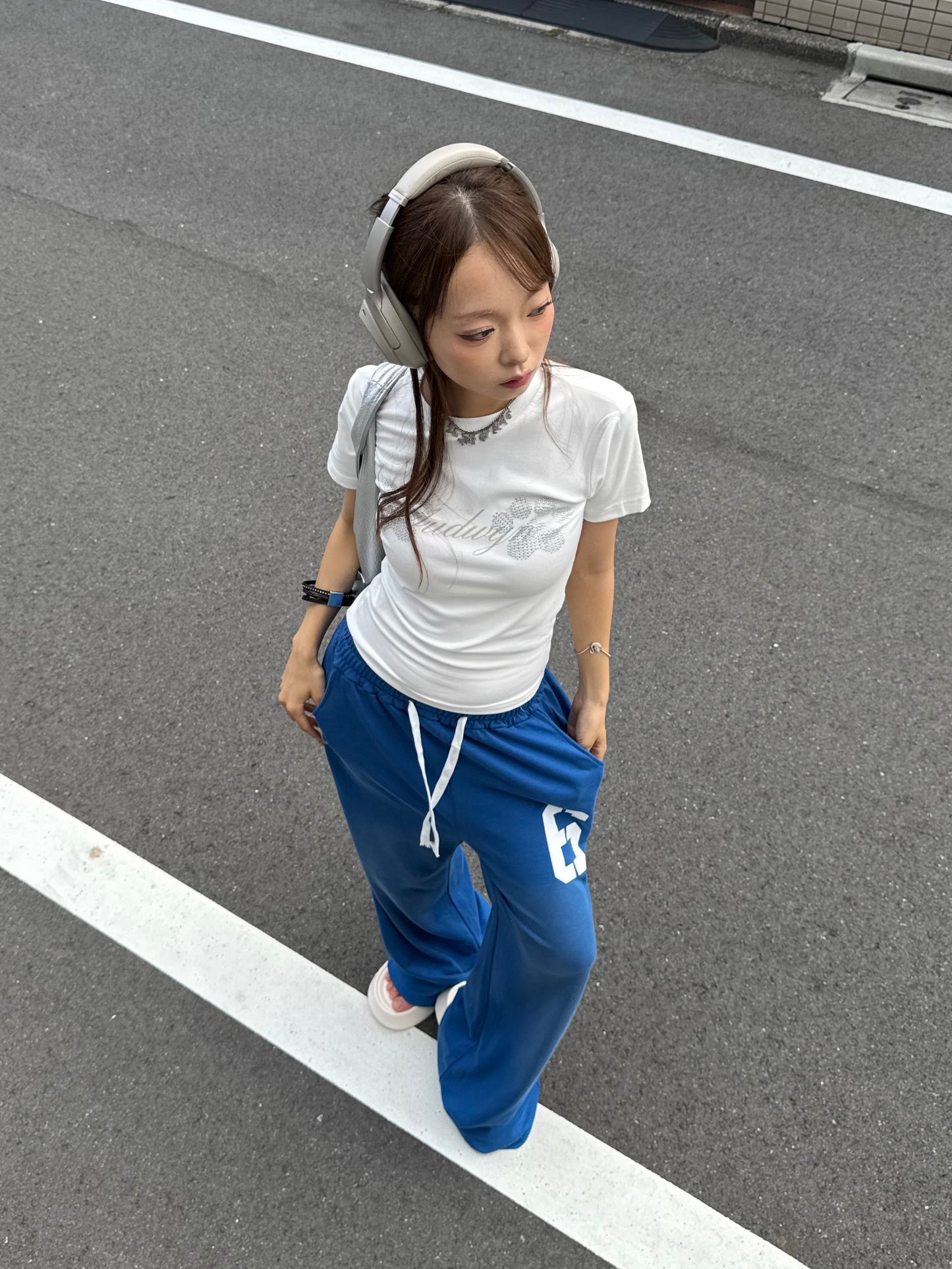 ナンバリングスウェットパンツ DPB86091