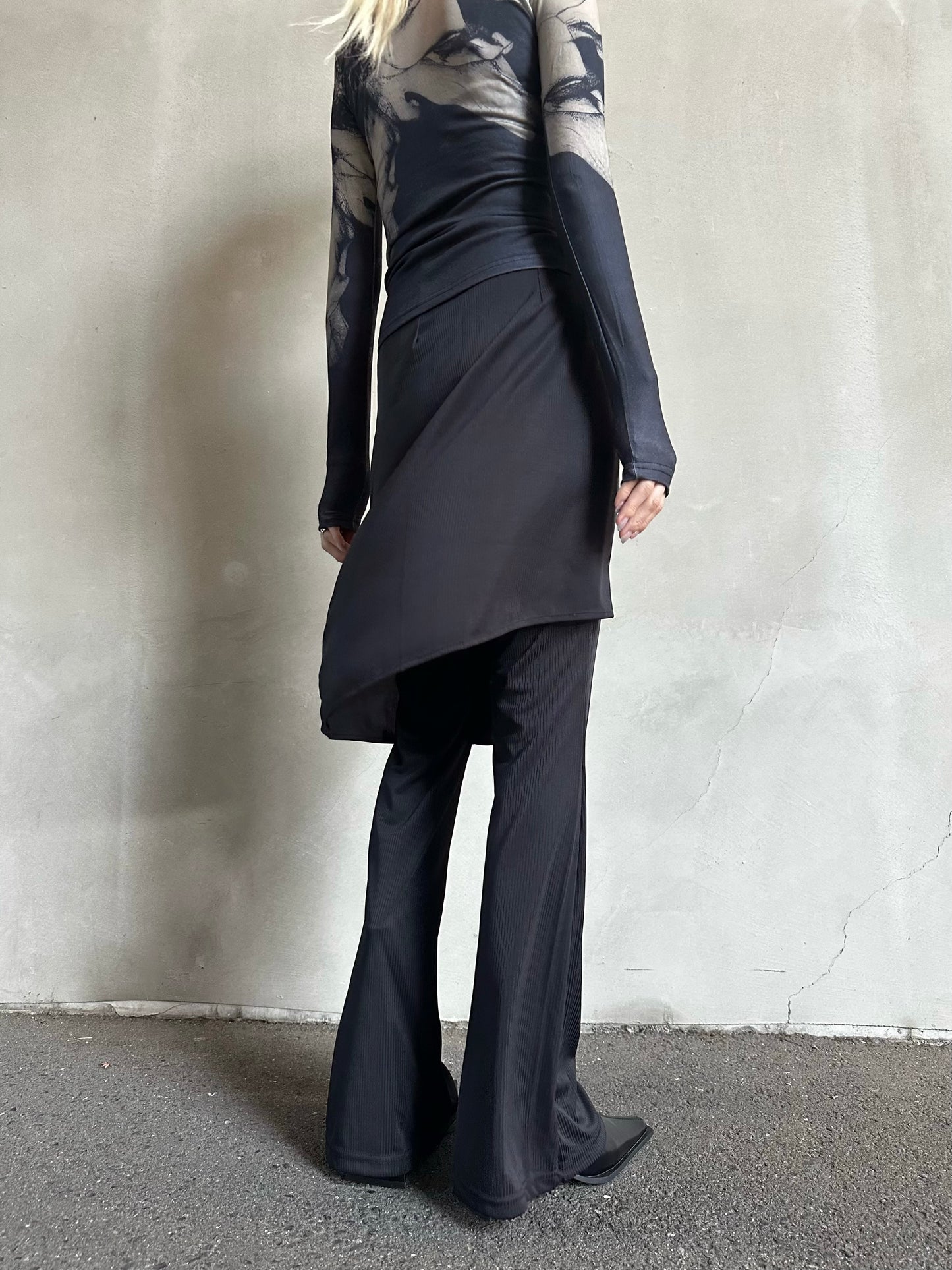 ブーツカットスカートパンツ DPB26660