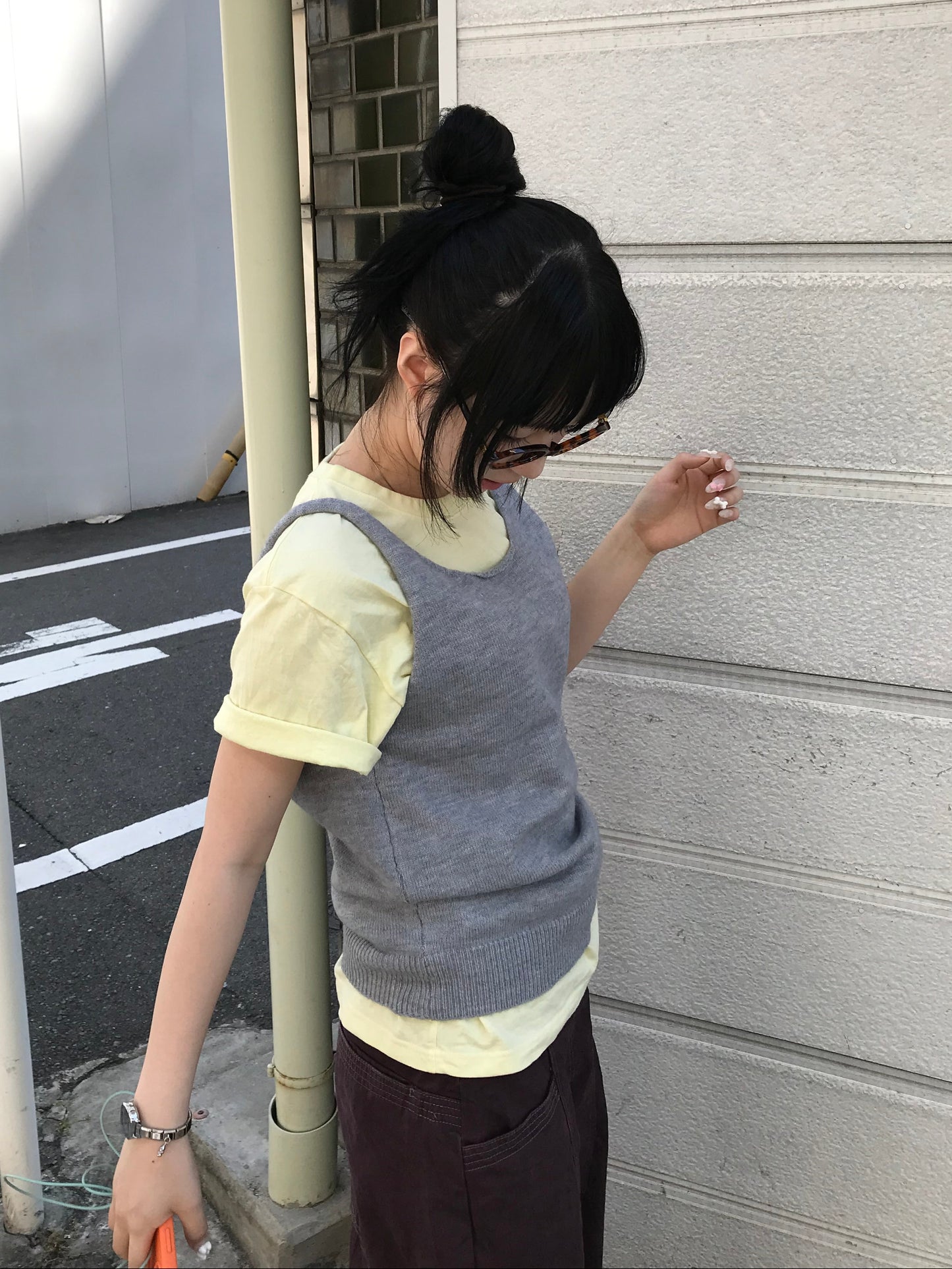 リブニットキャミトップ DPB85535