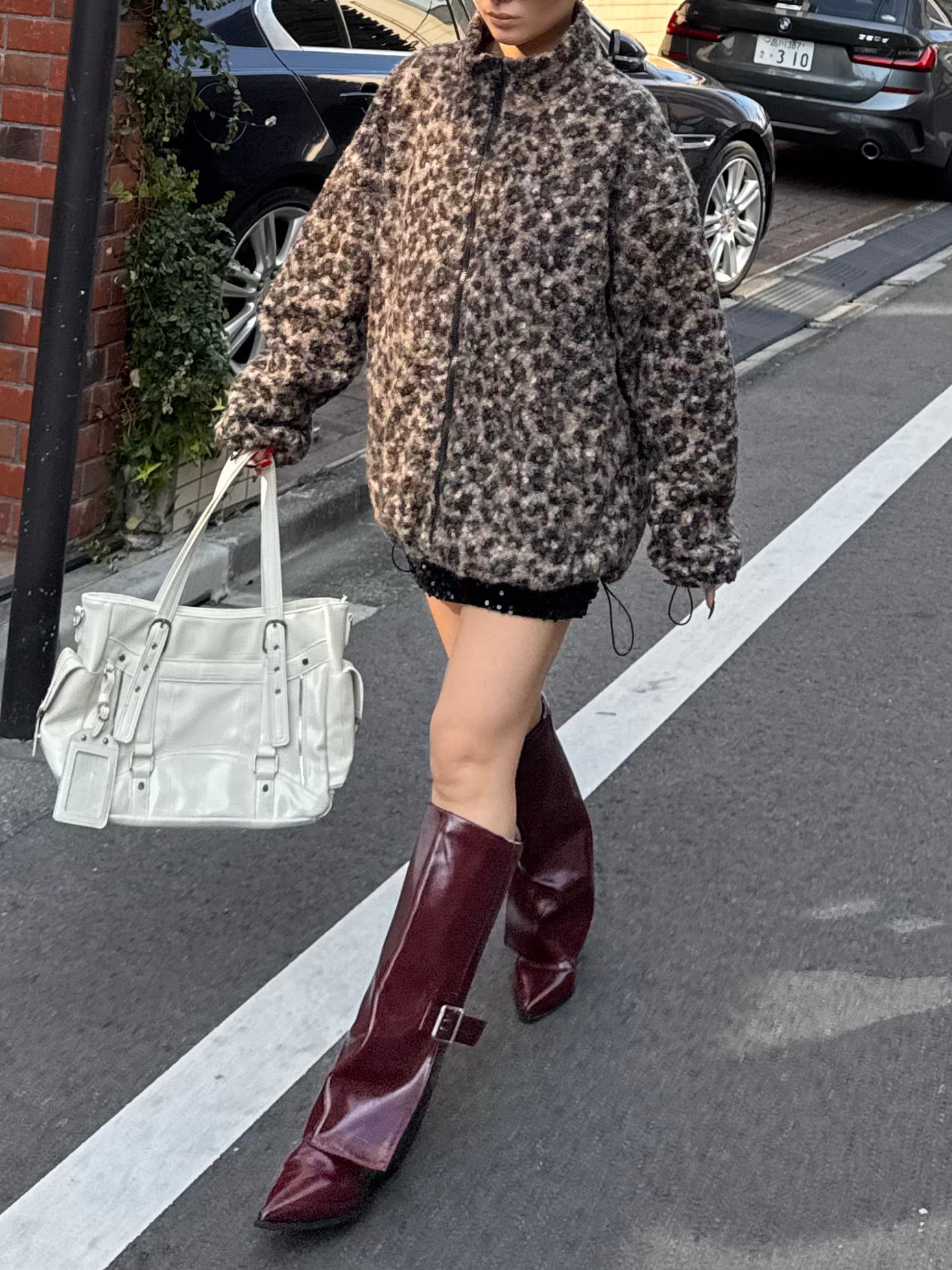 ボルドーバックルブーツ DPB86165