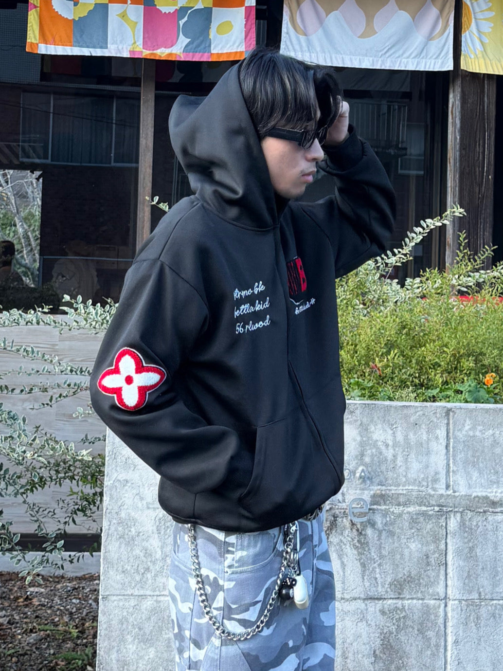 ポイントロゴジップパーカー DPB90061