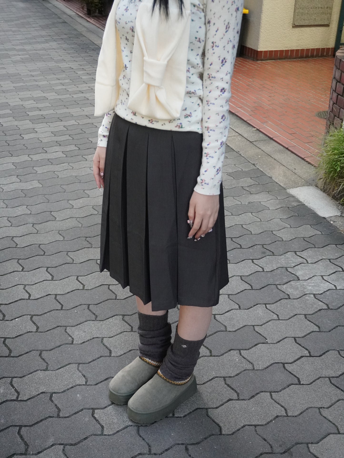 ミディアムプリーツスカート DPB85373