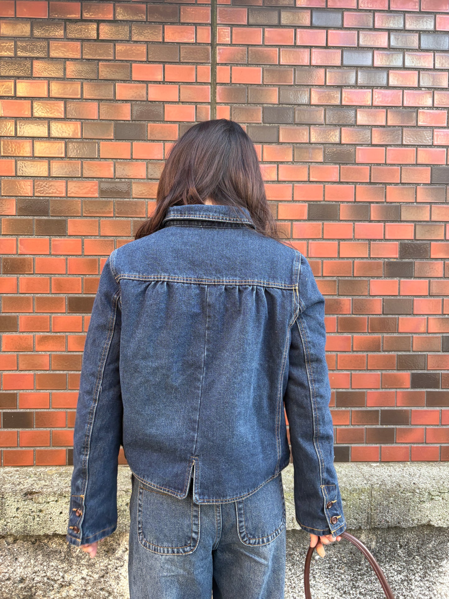 ラウンドカラーデニムジャケット DPA43773