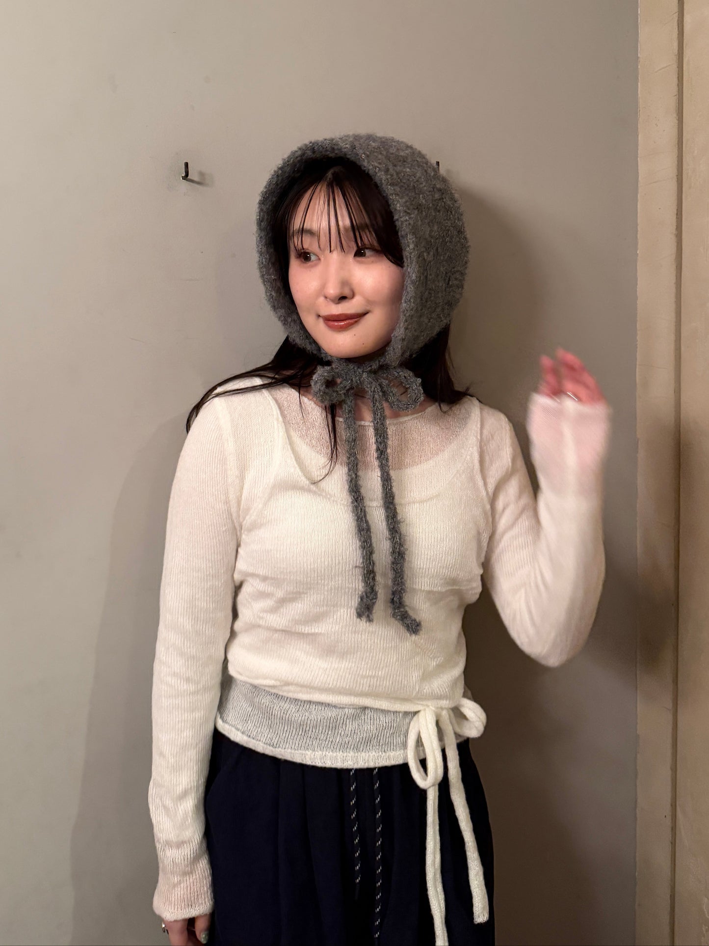 キャミソールレイヤードニットトップス DPB78265