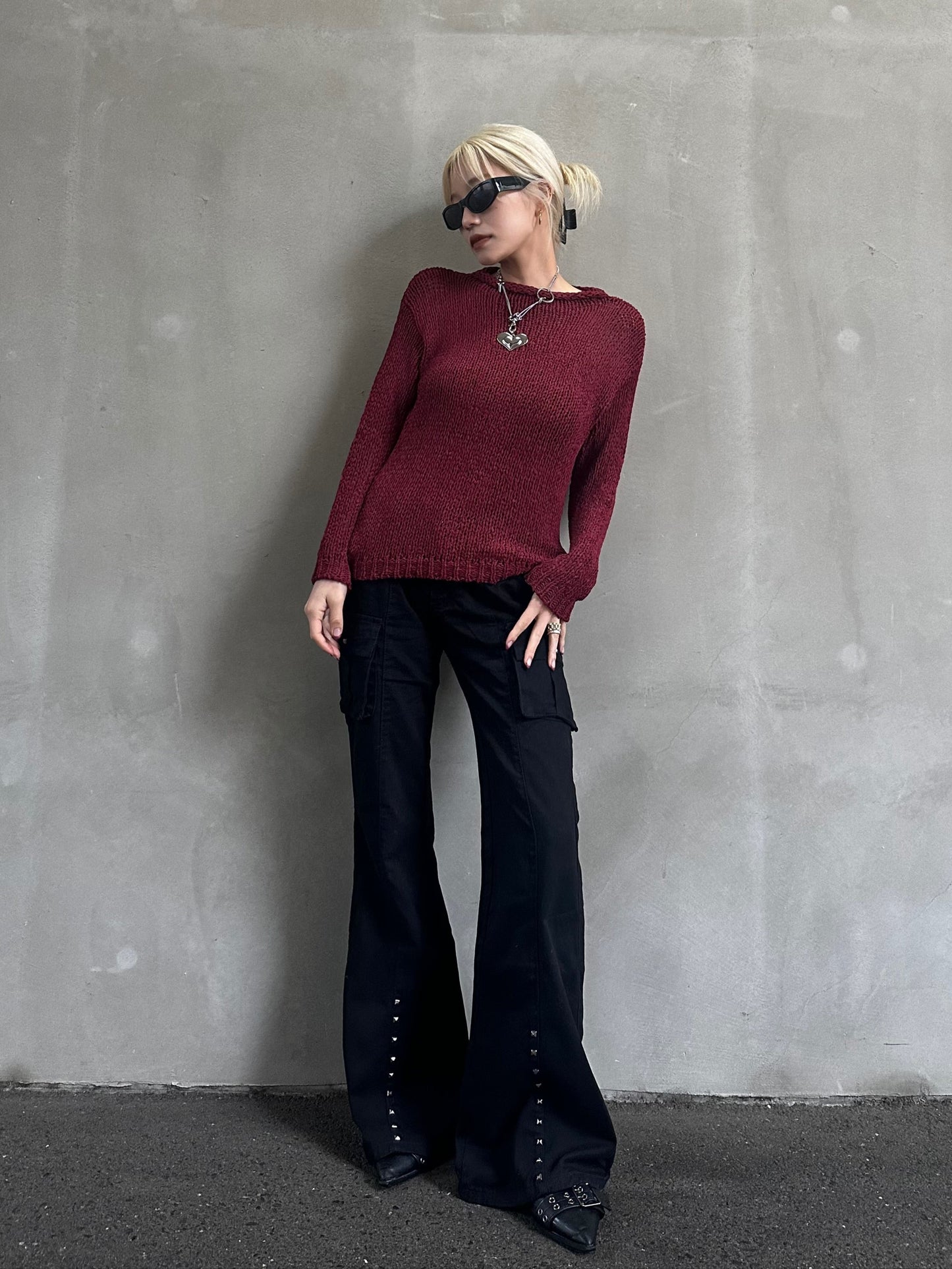アクセントブーツカットパンツ DPB26491