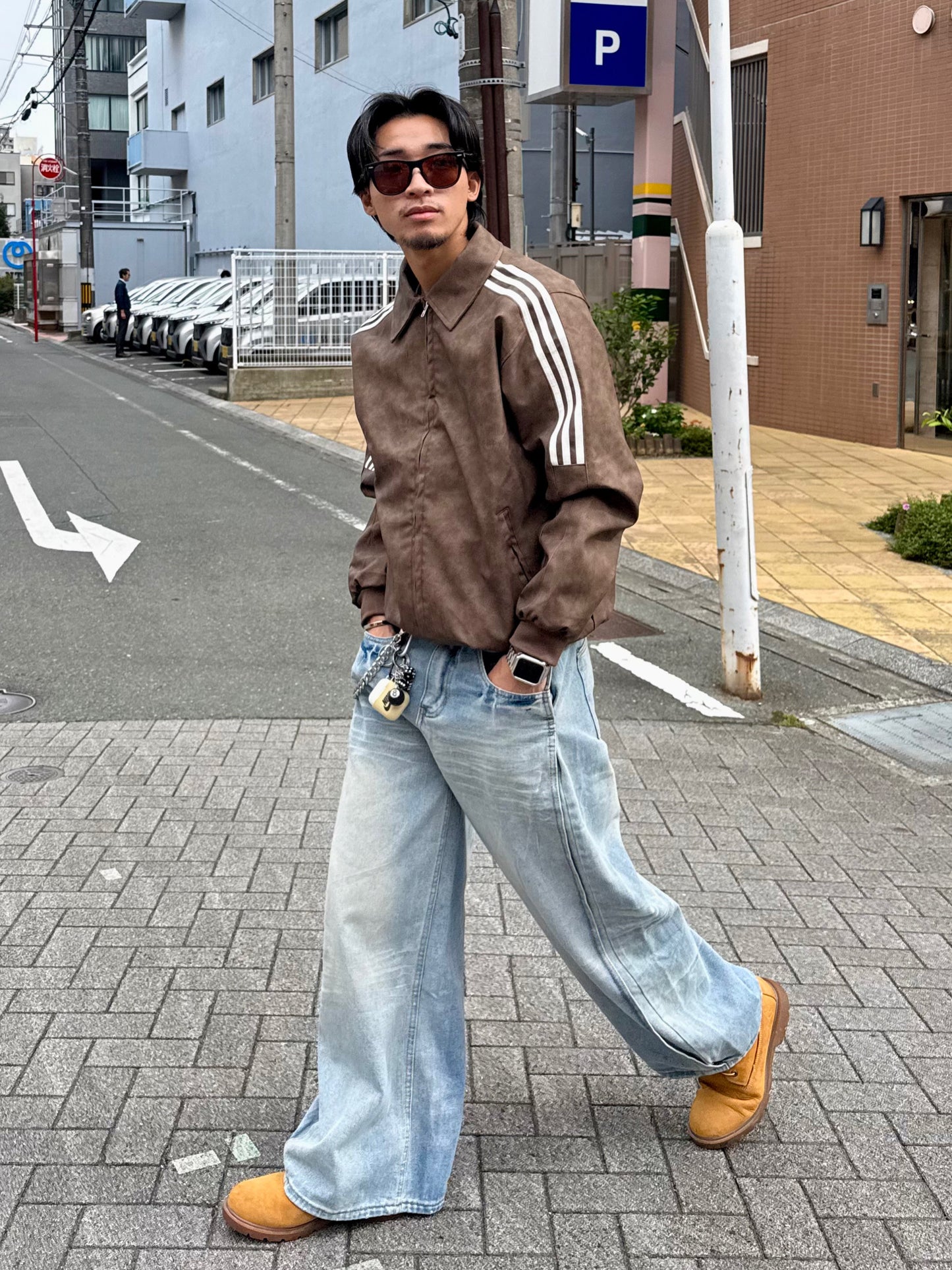 ブラウンラインジャケット DPB90078