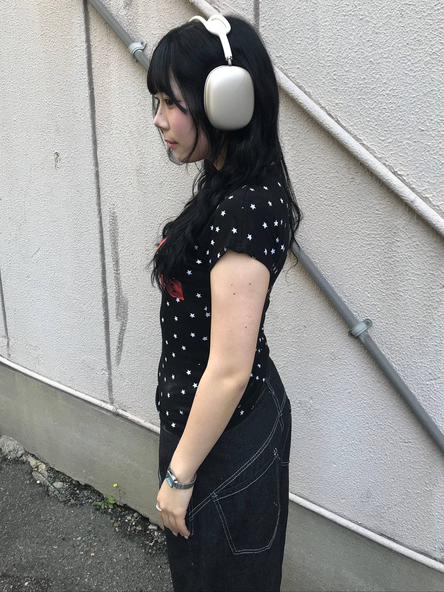 ブラックスターフィットTシャツ DPB89249