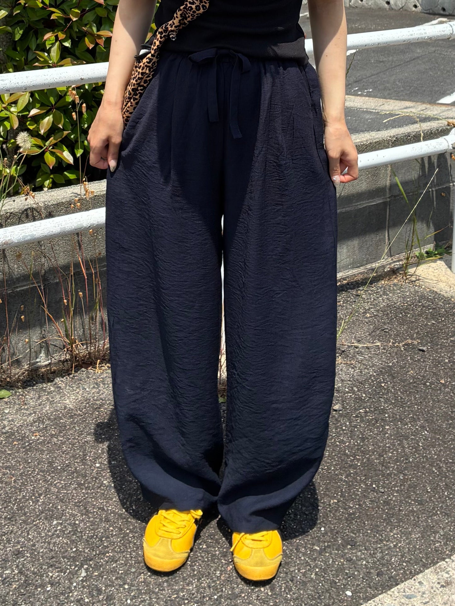 ネイビーワイドパンツ DPA61479