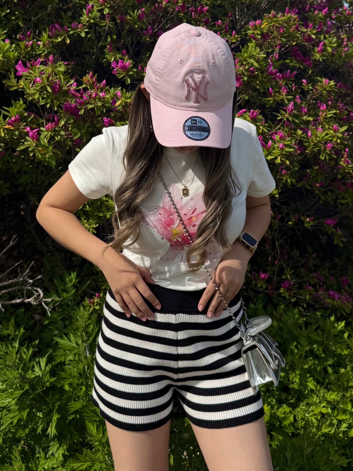 フローラルショートTシャツ DPB73625