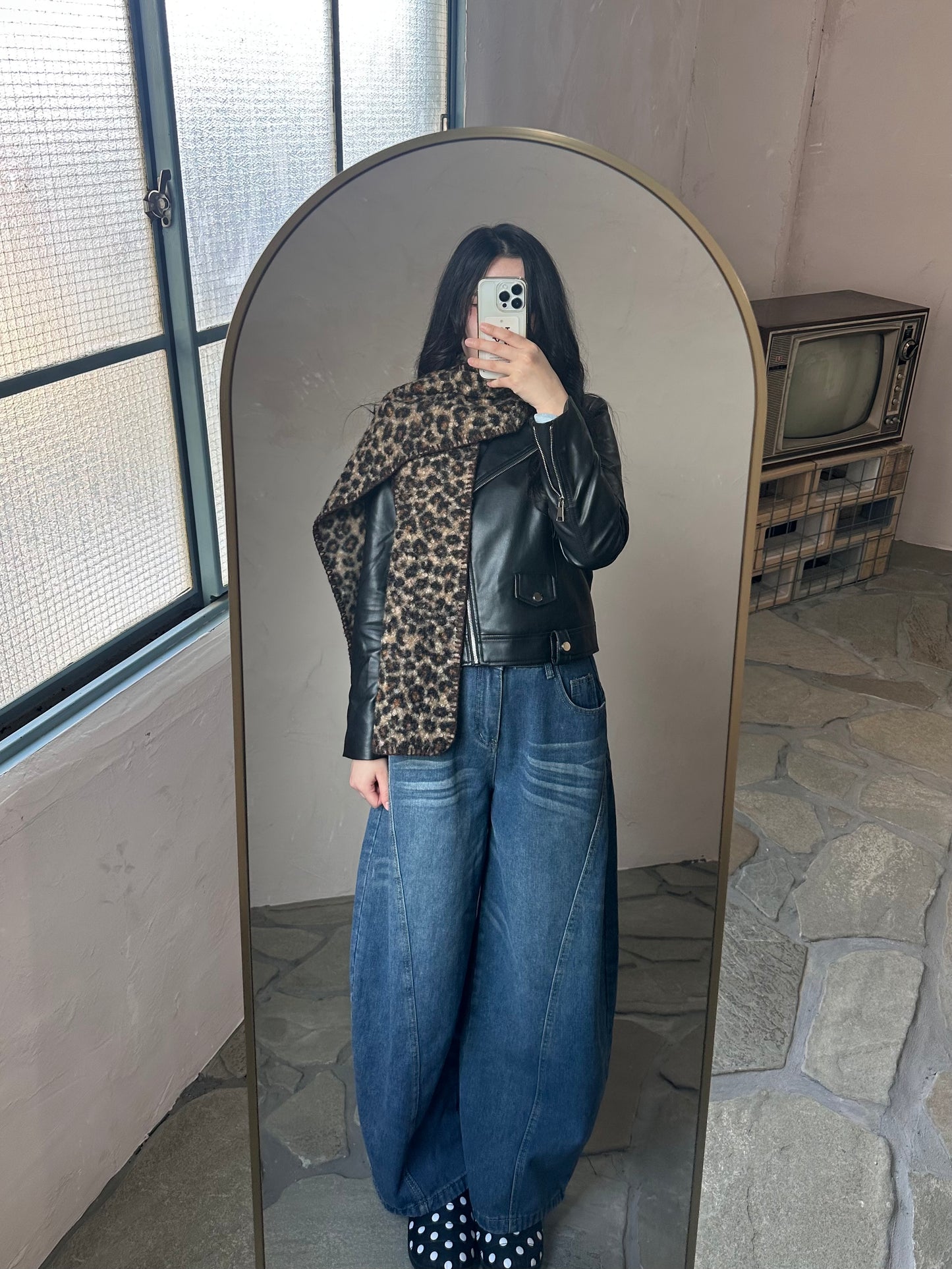 Aラインデニムパンツ DPB95067