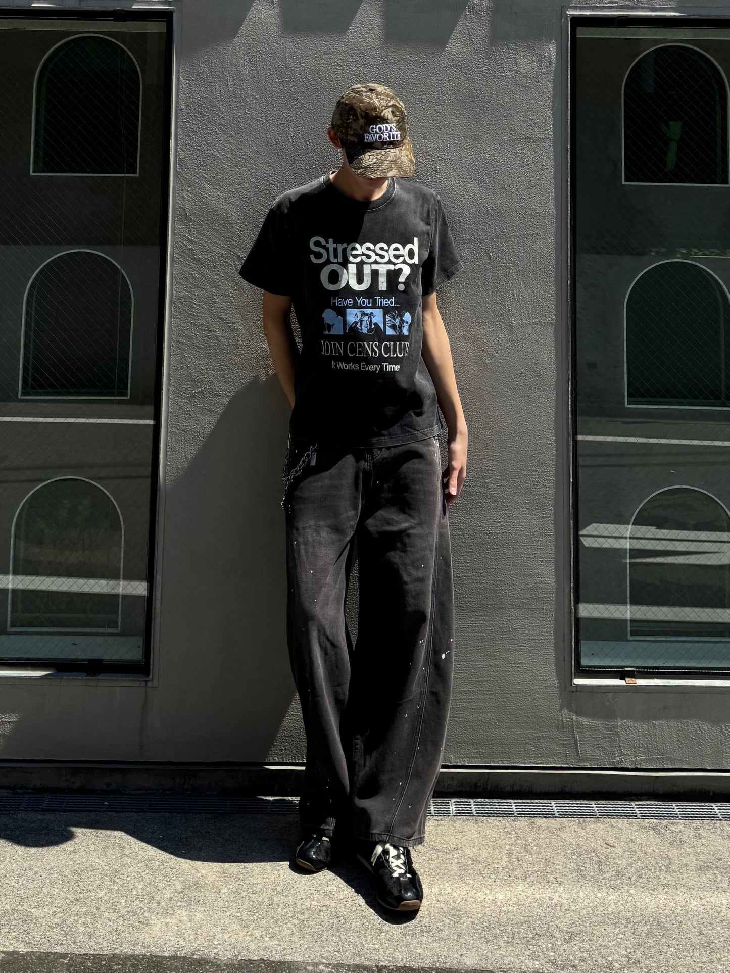 ペイントデザインデニムパンツ DPC05050