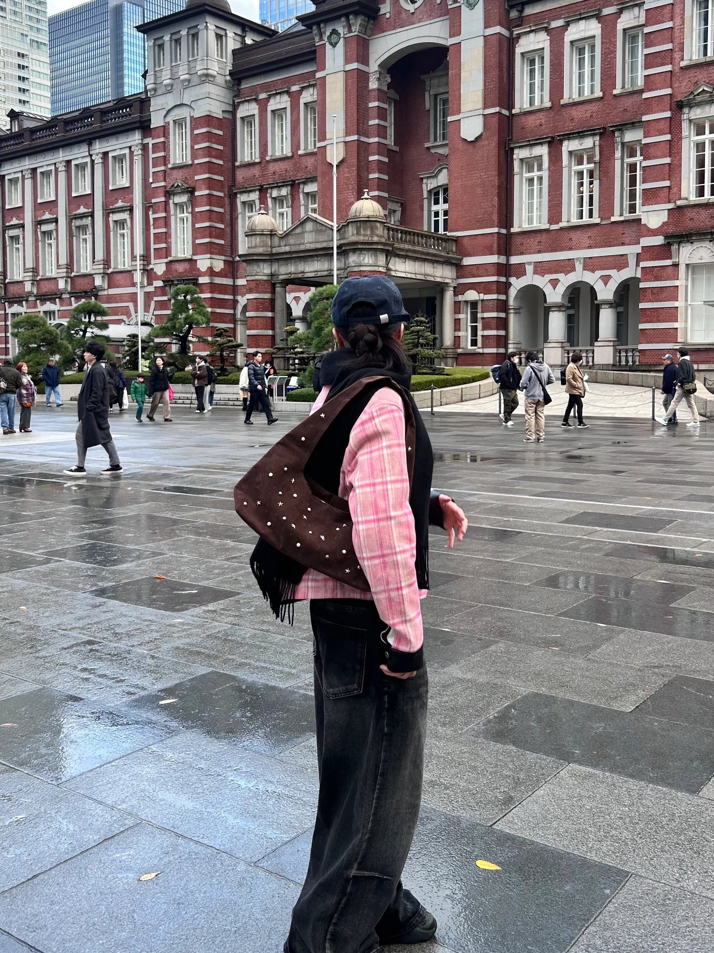 スタッズデザインワンショルダーバッグ DPB92071